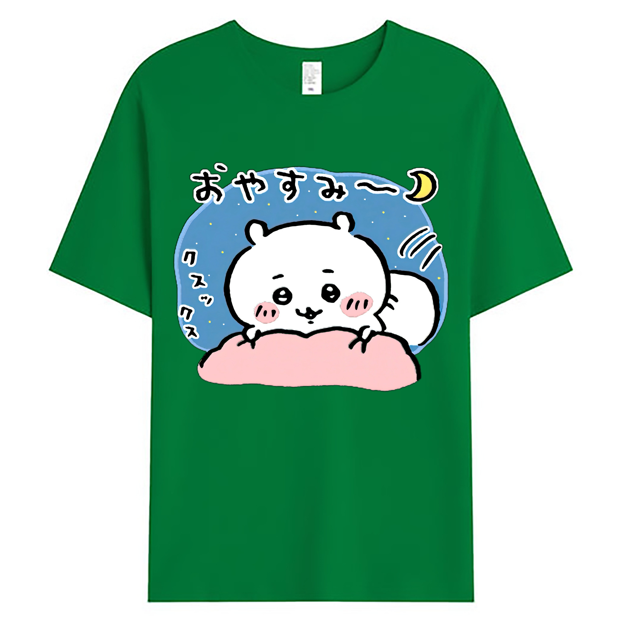 （画像用） ちいかわ ちいかわ Chii-kawa chiikawa 綿100％ メンズ半袖Tシャツ｜肌触りやわらか＆通気性