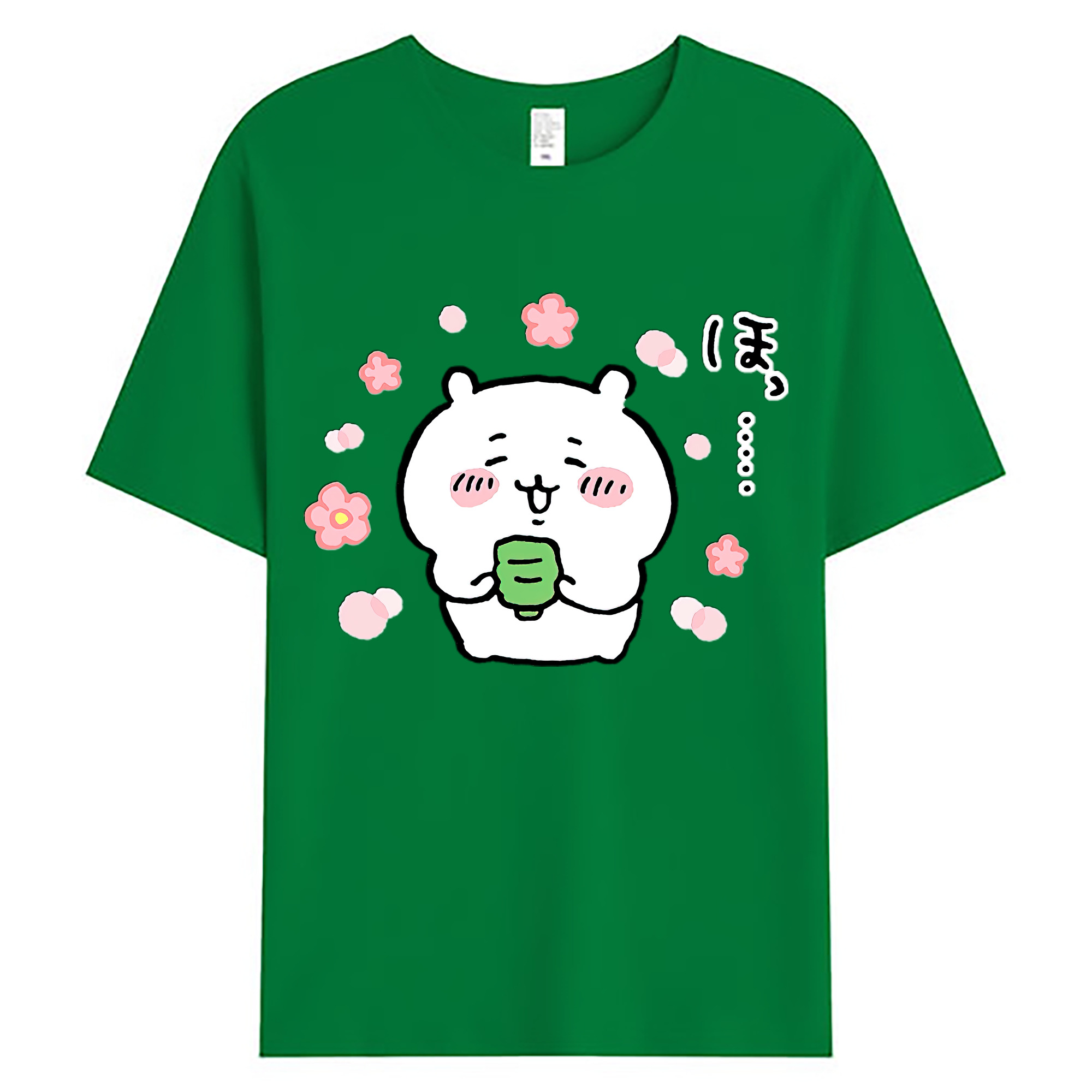 （画像用） ちいかわ ちいかわ Chii-kawa chiikawa 綿100％ メンズ半袖Tシャツ｜肌触りやわらか＆通気性