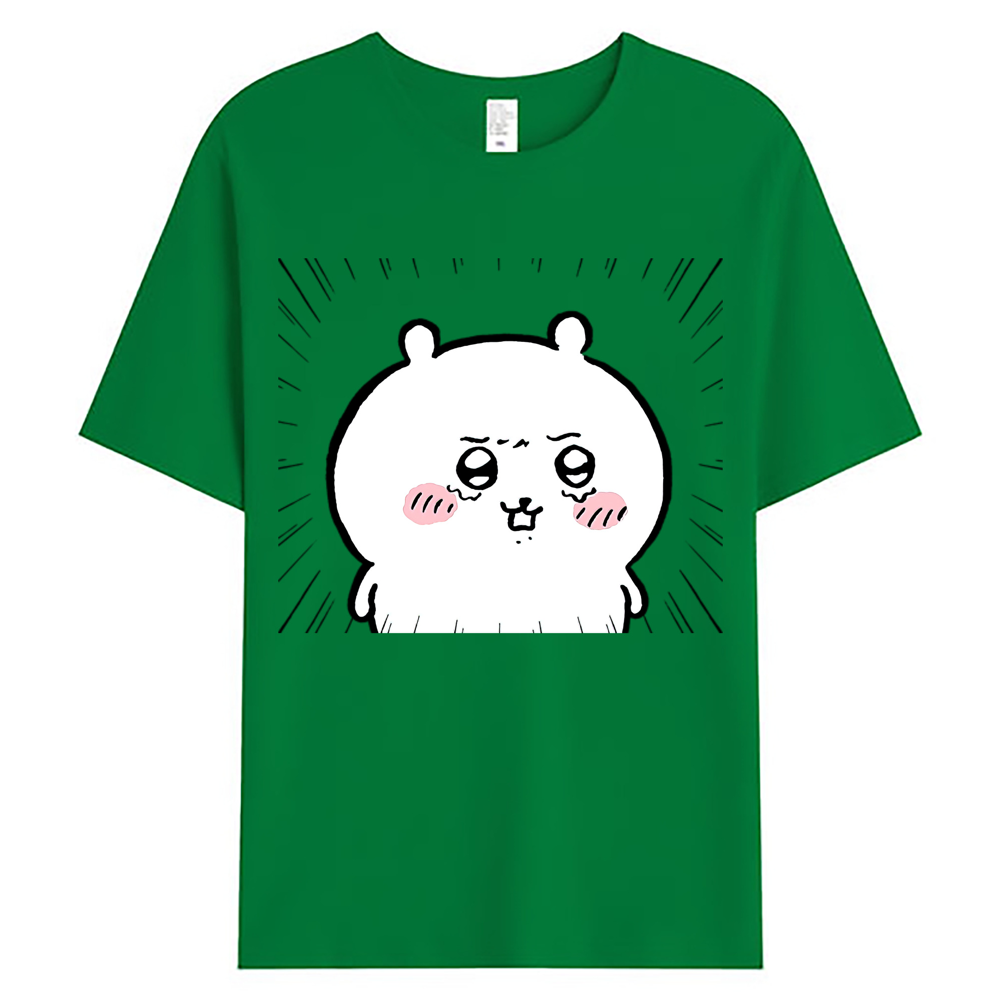 （画像用） ちいかわ ちいかわ Chii-kawa chiikawa 綿100％ メンズ半袖Tシャツ｜肌触りやわらか＆通気性