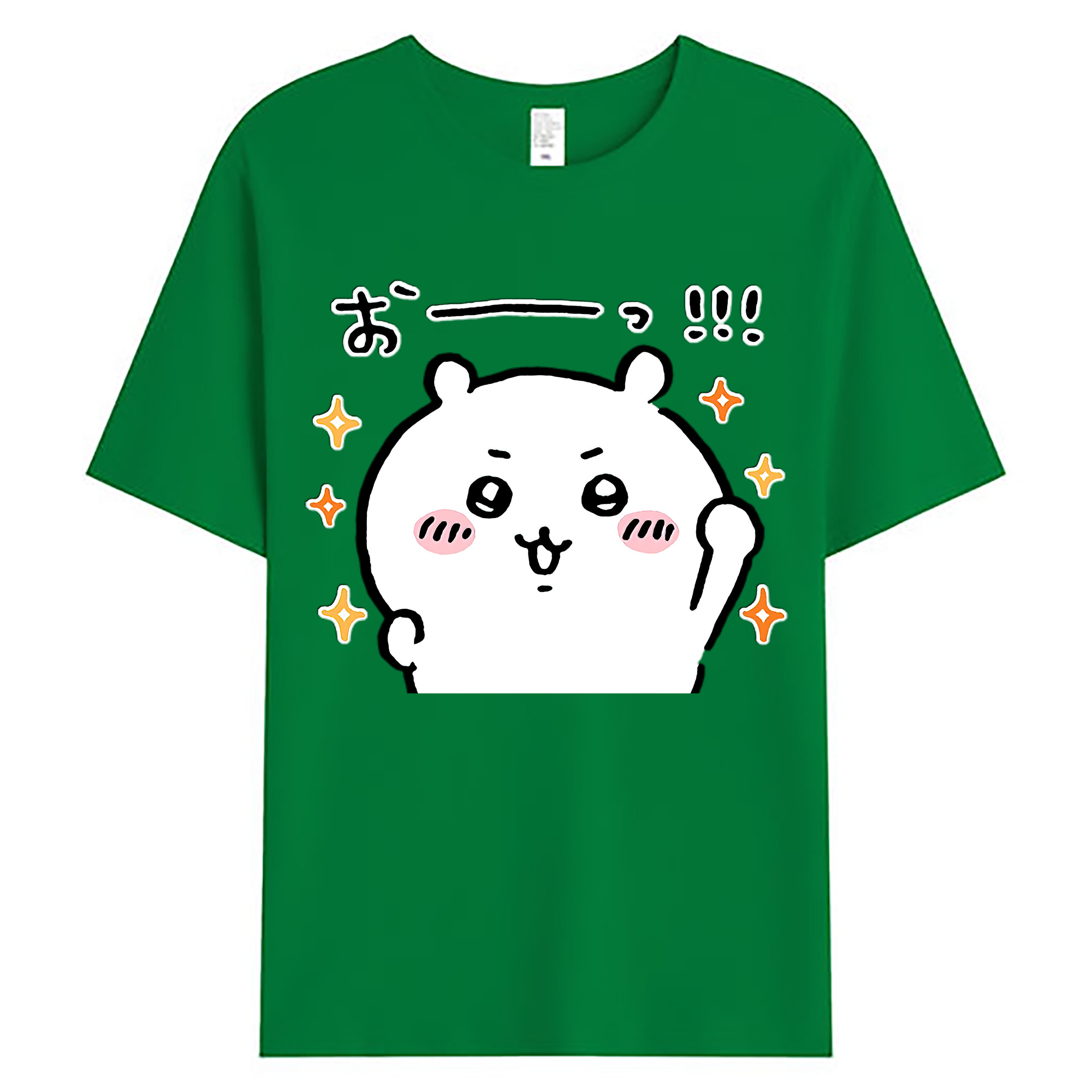 （画像用） ちいかわ ちいかわ Chii-kawa chiikawa 綿100％ メンズ半袖Tシャツ｜肌触りやわらか＆通気性