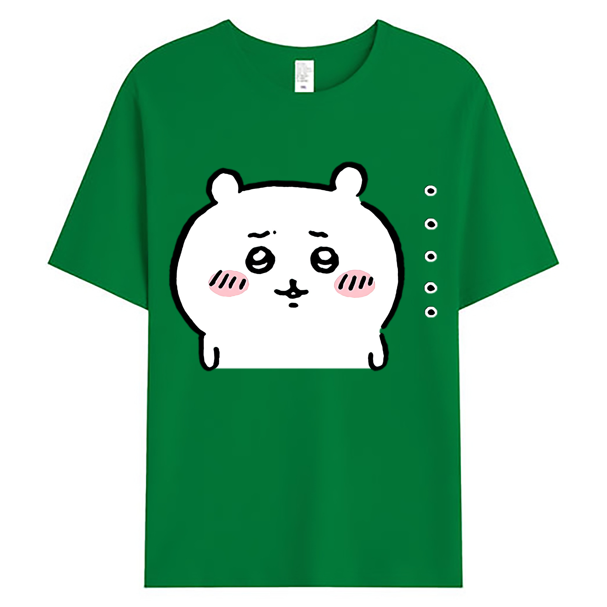 （画像用） ちいかわ ちいかわ Chii-kawa chiikawa 綿100％ メンズ半袖Tシャツ｜肌触りやわらか＆通気性