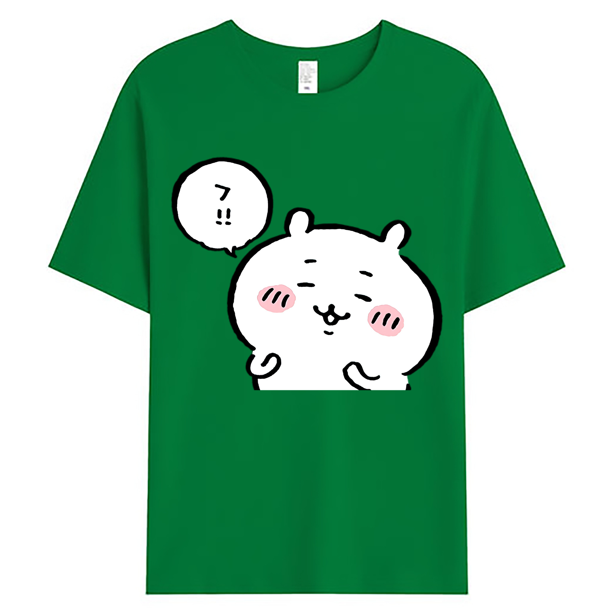 （画像用） ちいかわ ちいかわ Chii-kawa chiikawa 綿100％ メンズ半袖Tシャツ｜肌触りやわらか＆通気性