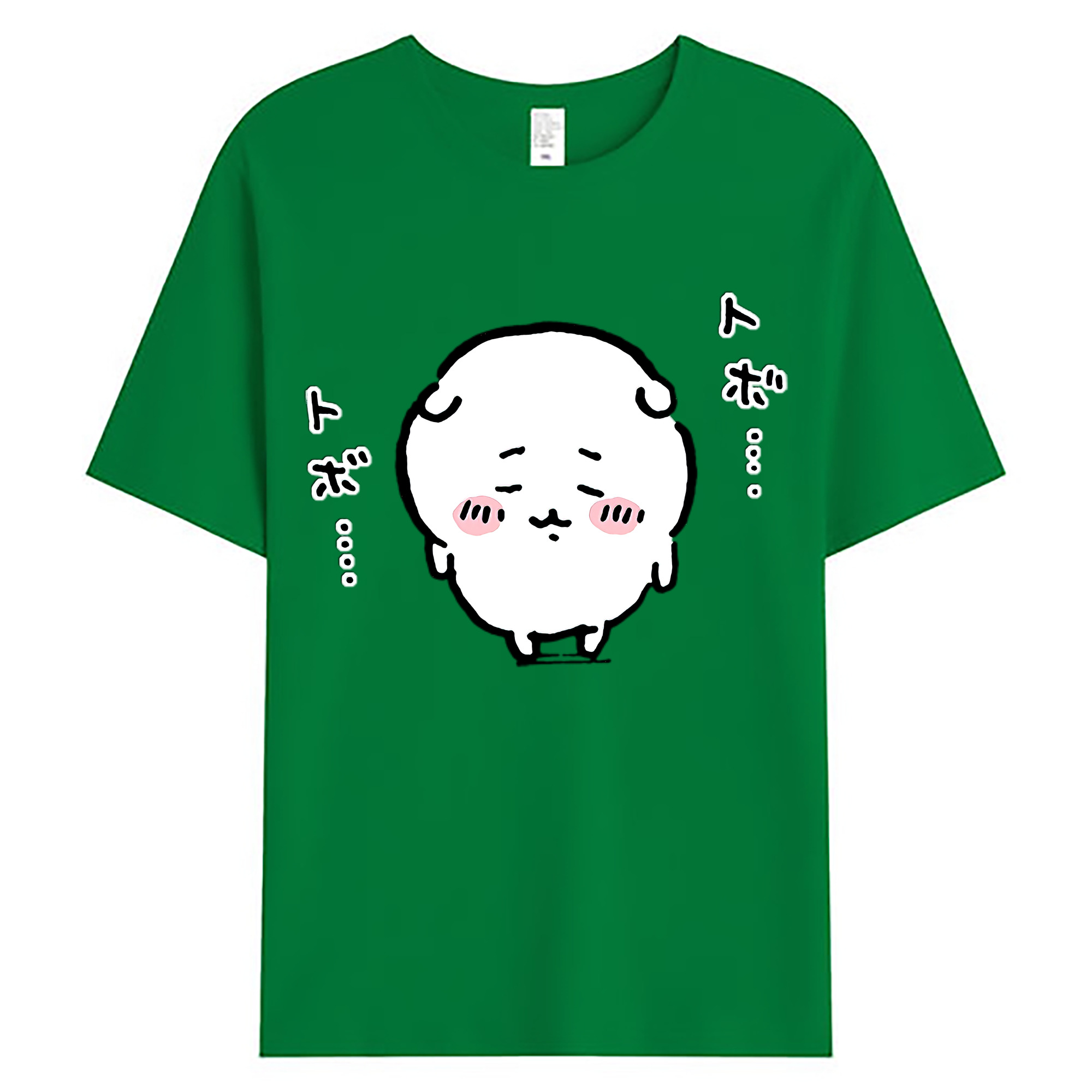 （画像用） ちいかわ ちいかわ Chii-kawa chiikawa 綿100％ メンズ半袖Tシャツ｜肌触りやわらか＆通気性