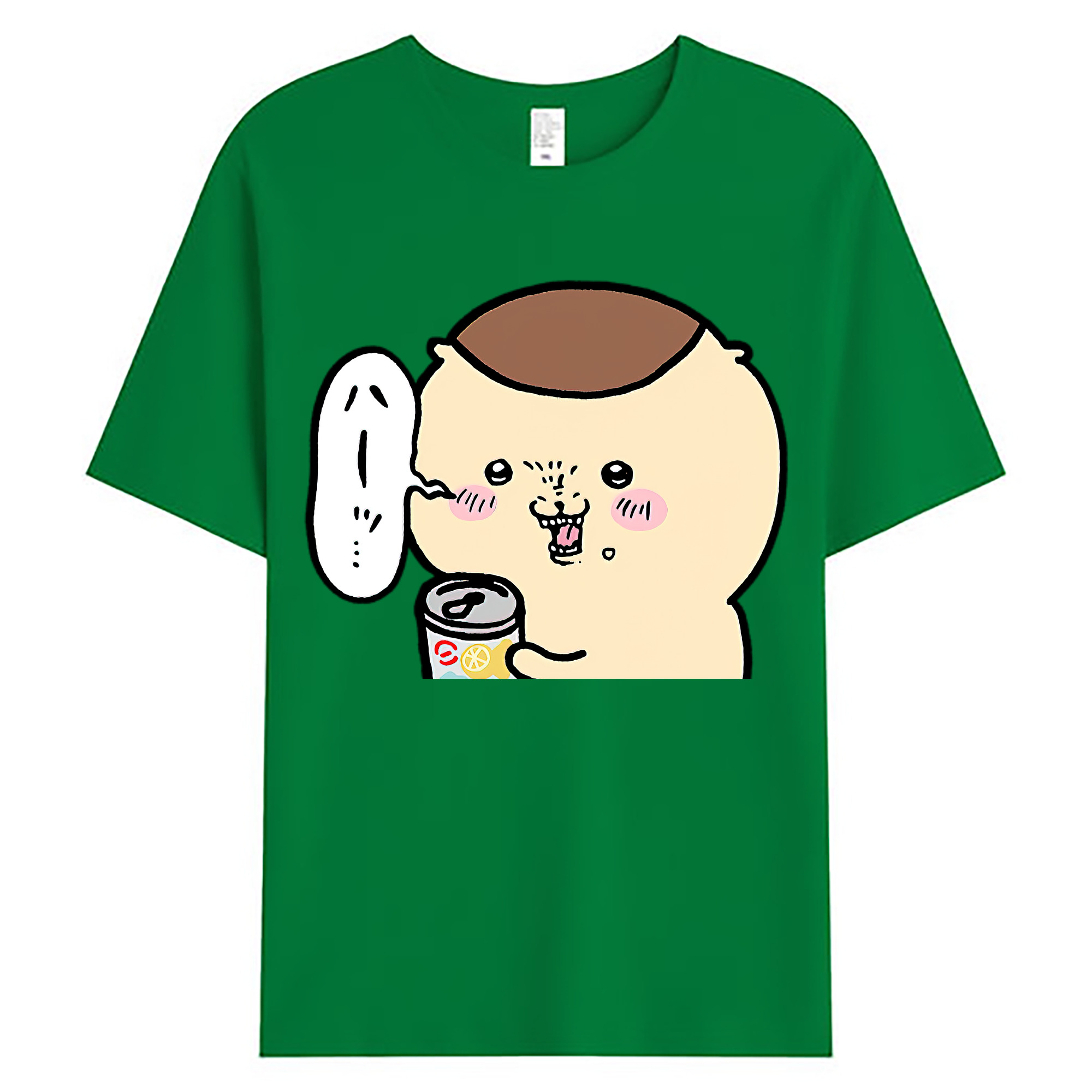 （画像用） ちいかわ くりまんじゅう Chii-kawa kuri manjū 綿100％ メンズ半袖Tシャツ｜肌触りやわらか＆通気性