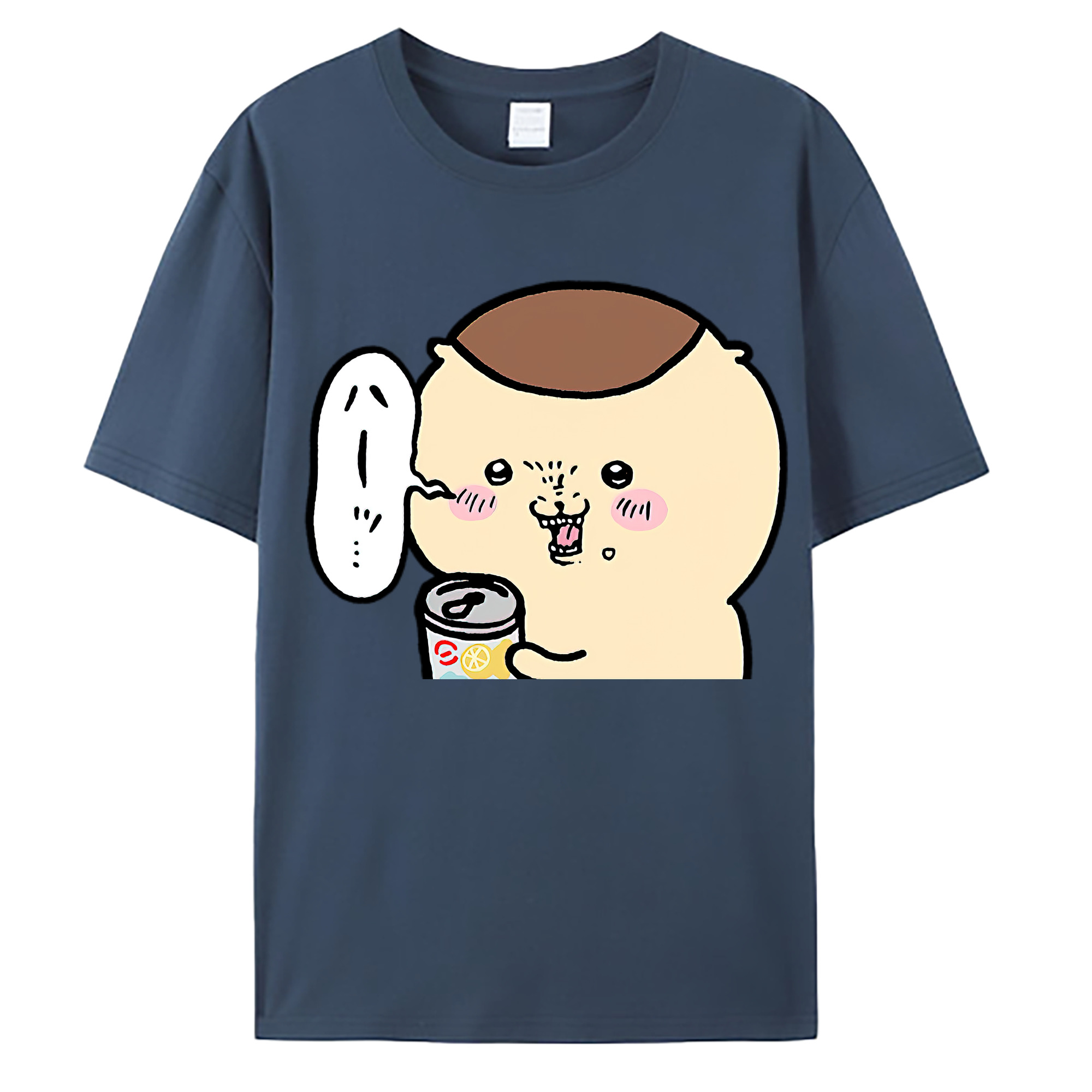 （画像用） ちいかわ くりまんじゅう Chii-kawa kuri manjū 綿100％ メンズ半袖Tシャツ｜肌触りやわらか＆通気性