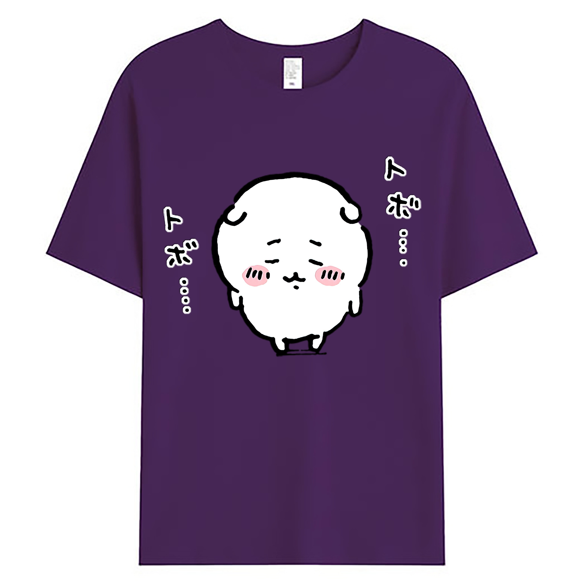 （画像用） ちいかわ ちいかわ Chii-kawa chiikawa 綿100％ メンズ半袖Tシャツ｜肌触りやわらか＆通気性