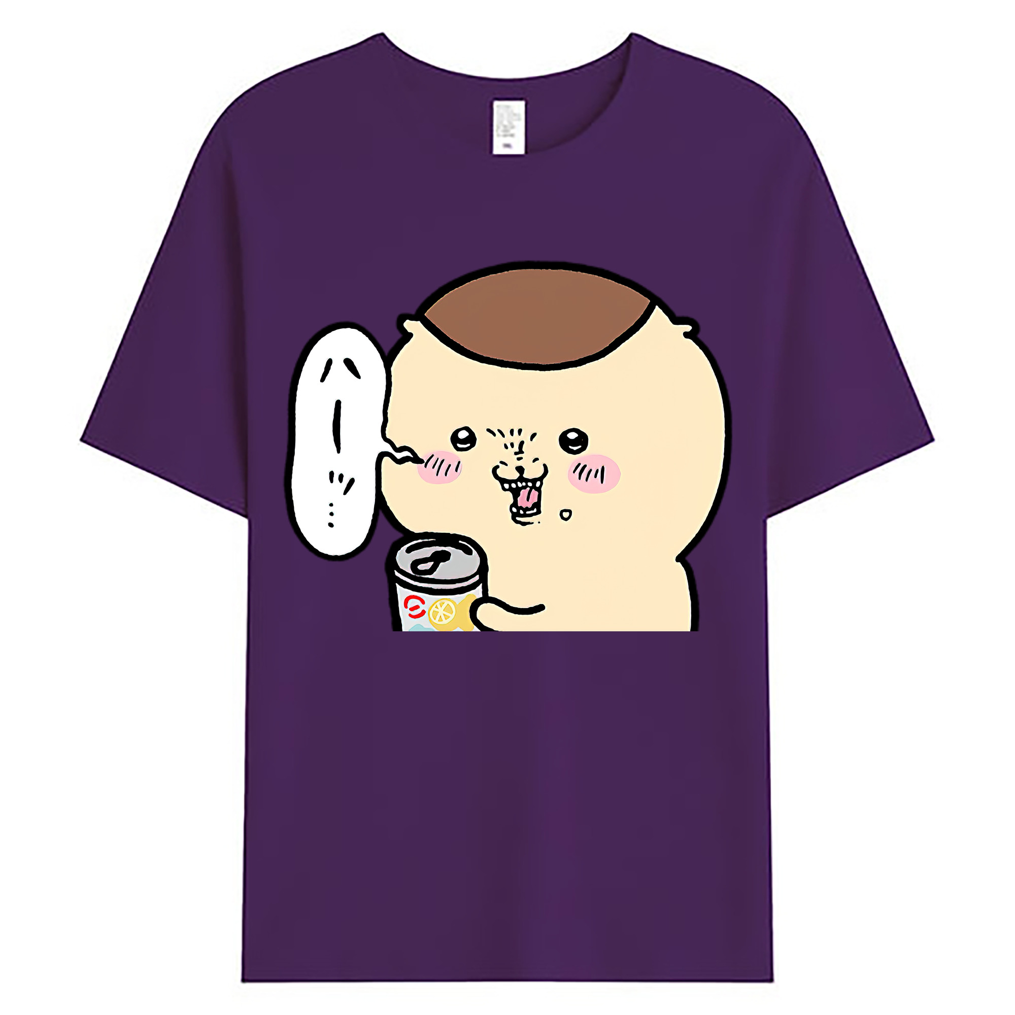 （画像用） ちいかわ くりまんじゅう Chii-kawa kuri manjū 綿100％ メンズ半袖Tシャツ｜肌触りやわらか＆通気性