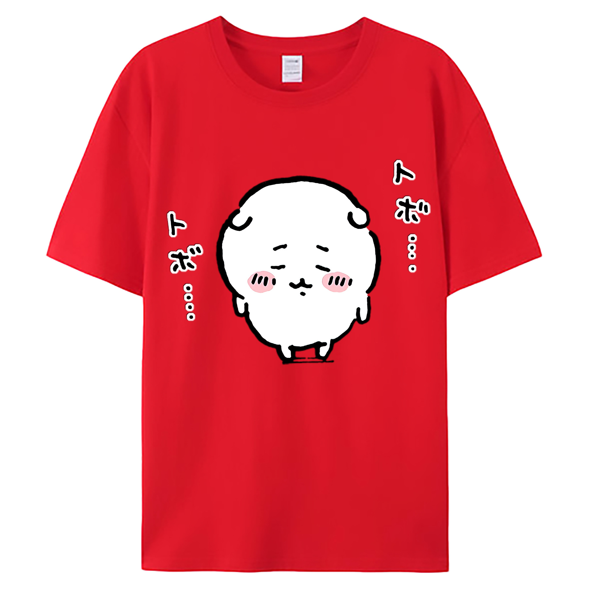 （画像用） ちいかわ ちいかわ Chii-kawa chiikawa 綿100％ メンズ半袖Tシャツ｜肌触りやわらか＆通気性