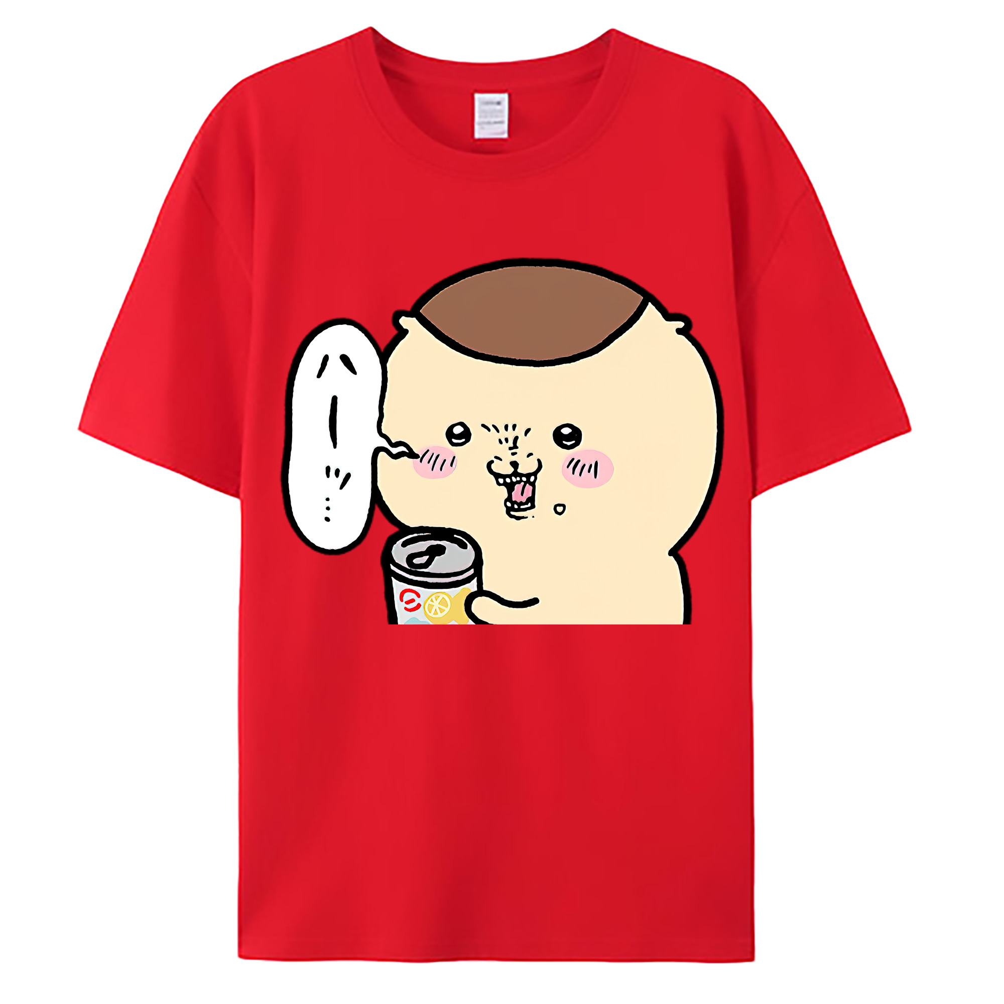 （画像用） ちいかわ くりまんじゅう Chii-kawa kuri manjū 綿100％ メンズ半袖Tシャツ｜肌触りやわらか＆通気性