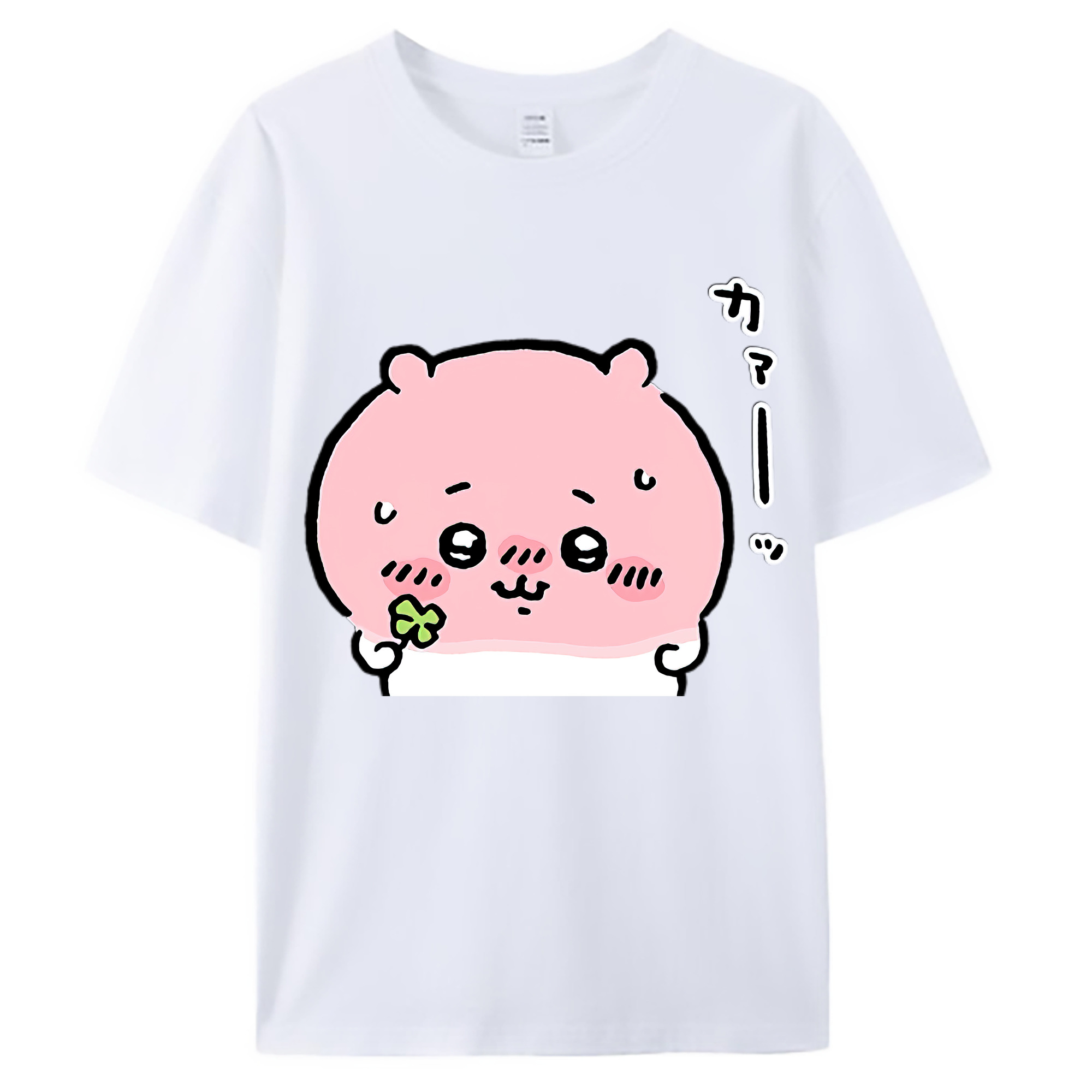 （画像用） ちいかわ ちいかわ Chii-kawa chiikawa 綿100％ メンズ半袖Tシャツ｜肌触りやわらか＆通気性