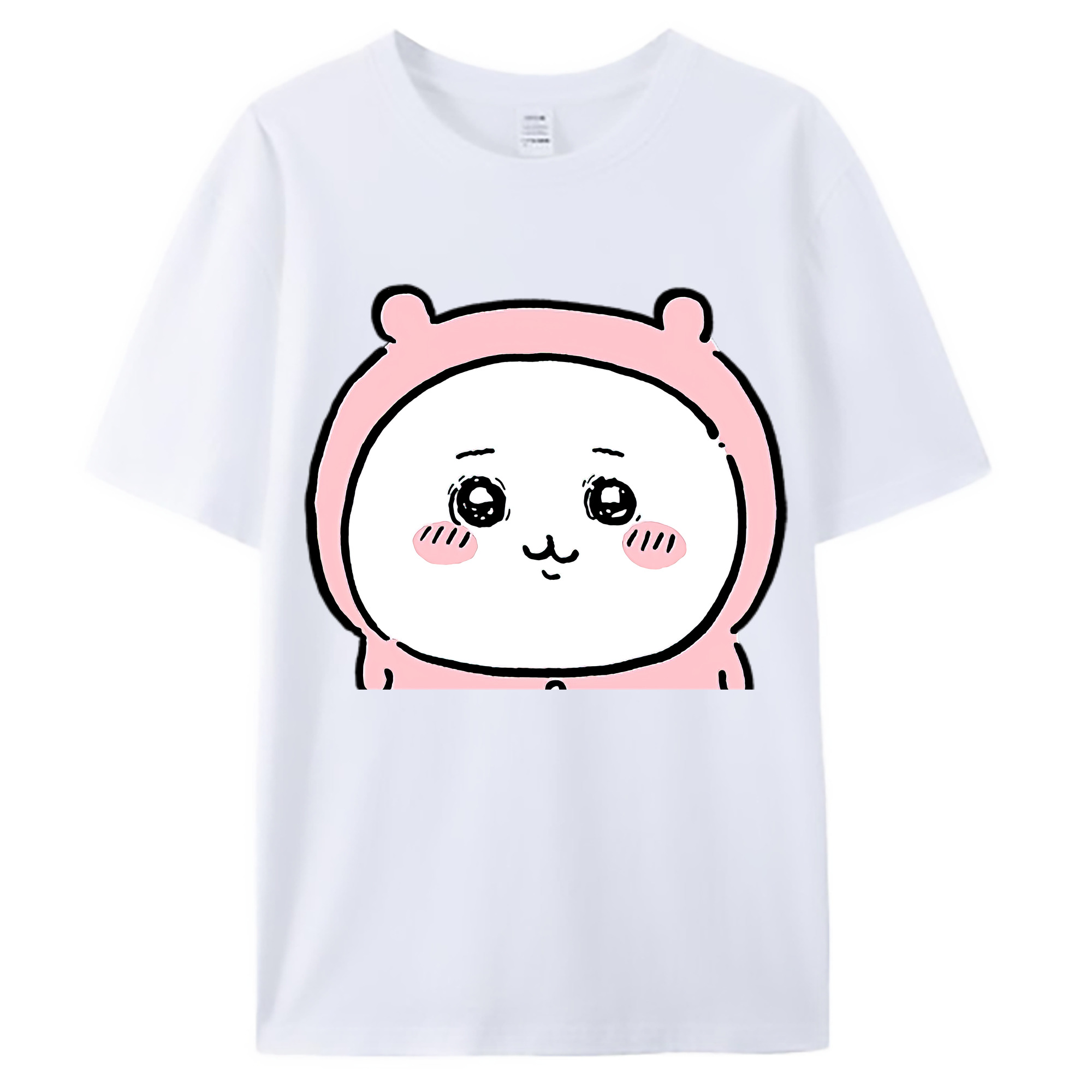 （画像用） ちいかわ ちいかわ Chii-kawa chiikawa 綿100％ メンズ半袖Tシャツ｜肌触りやわらか＆通気性