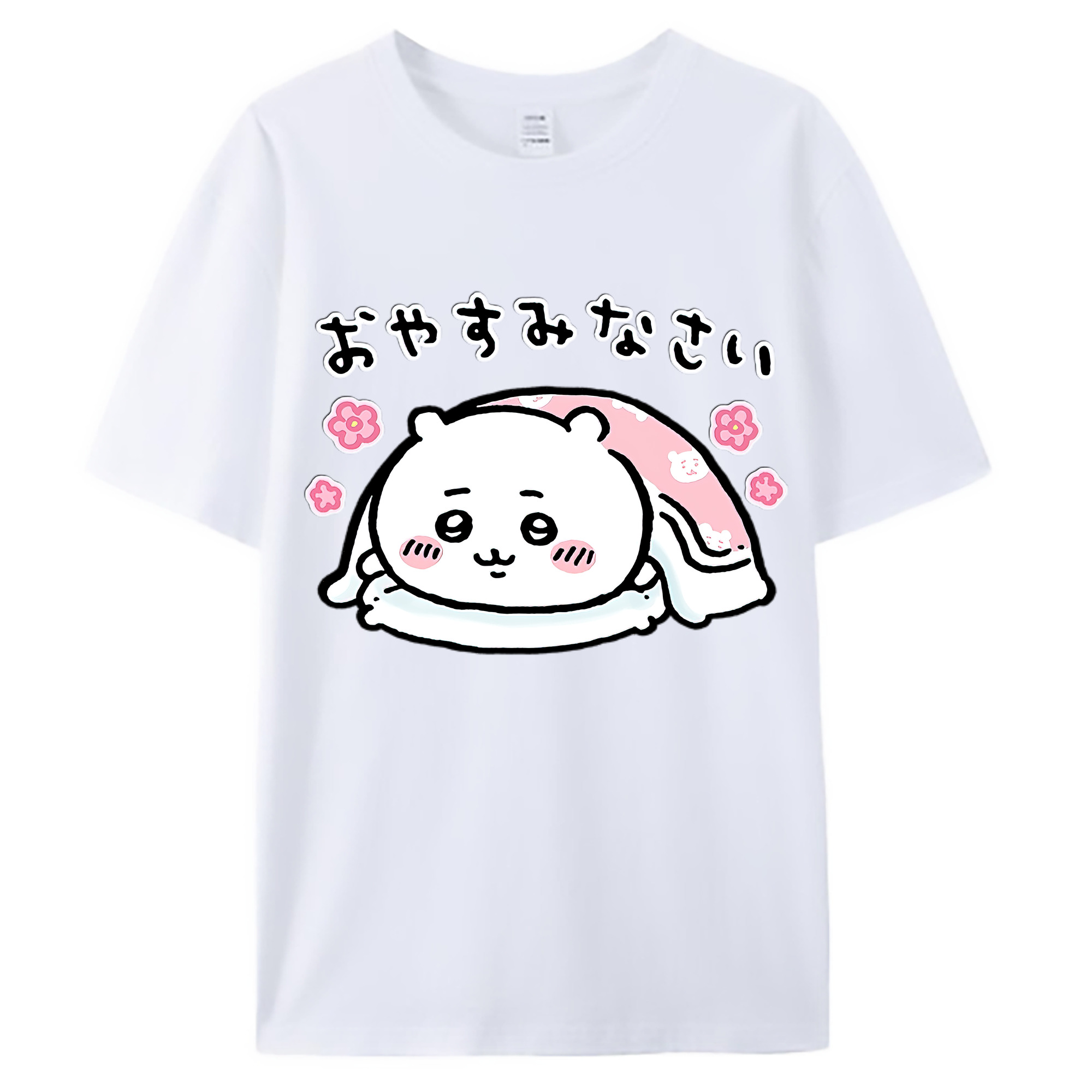 （画像用） ちいかわ ちいかわ Chii-kawa chiikawa 綿100％ メンズ半袖Tシャツ｜肌触りやわらか＆通気性