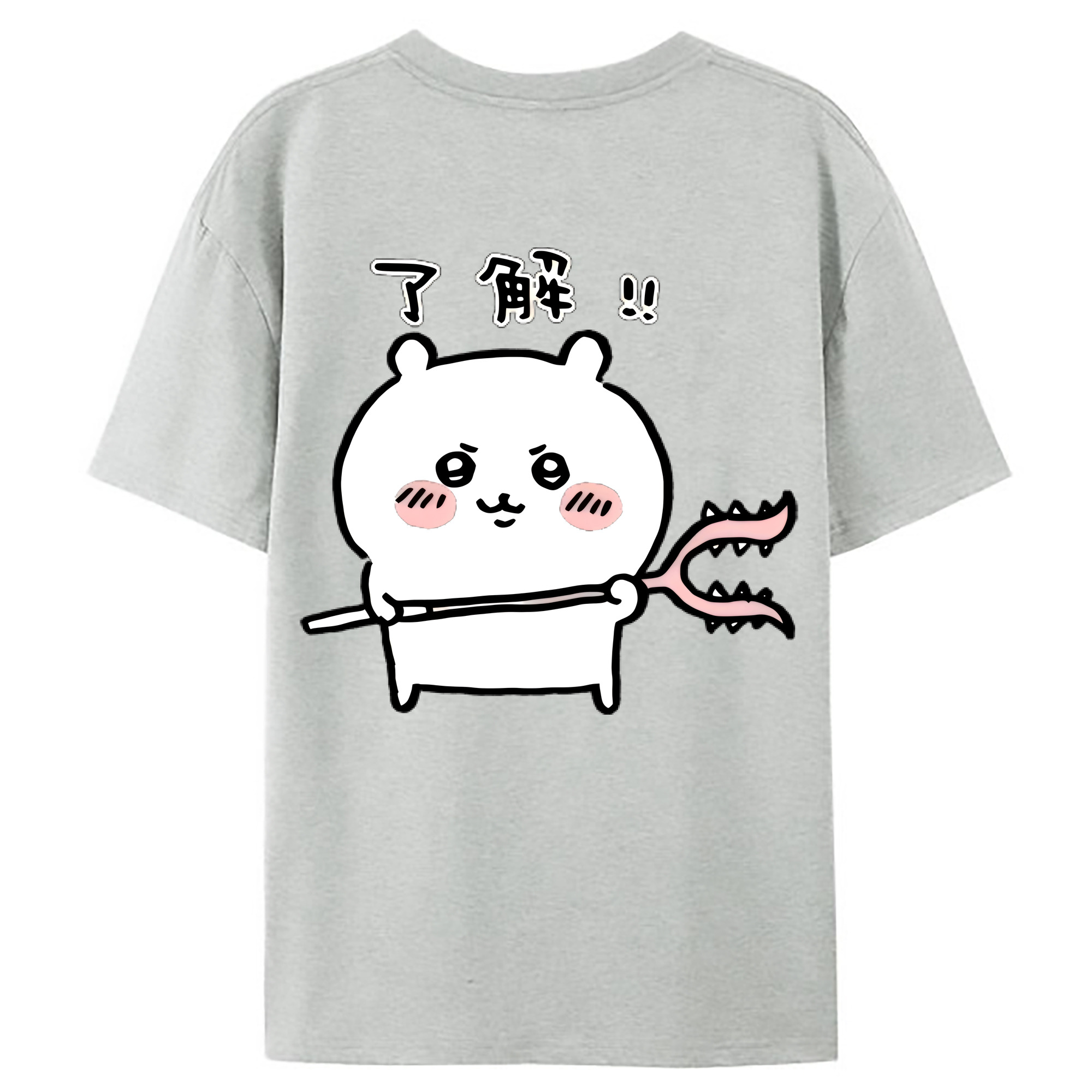 （画像用） ちいかわ ちいかわ Chii-kawa chiikawa レディース半袖Tシャツ(バックプリント)