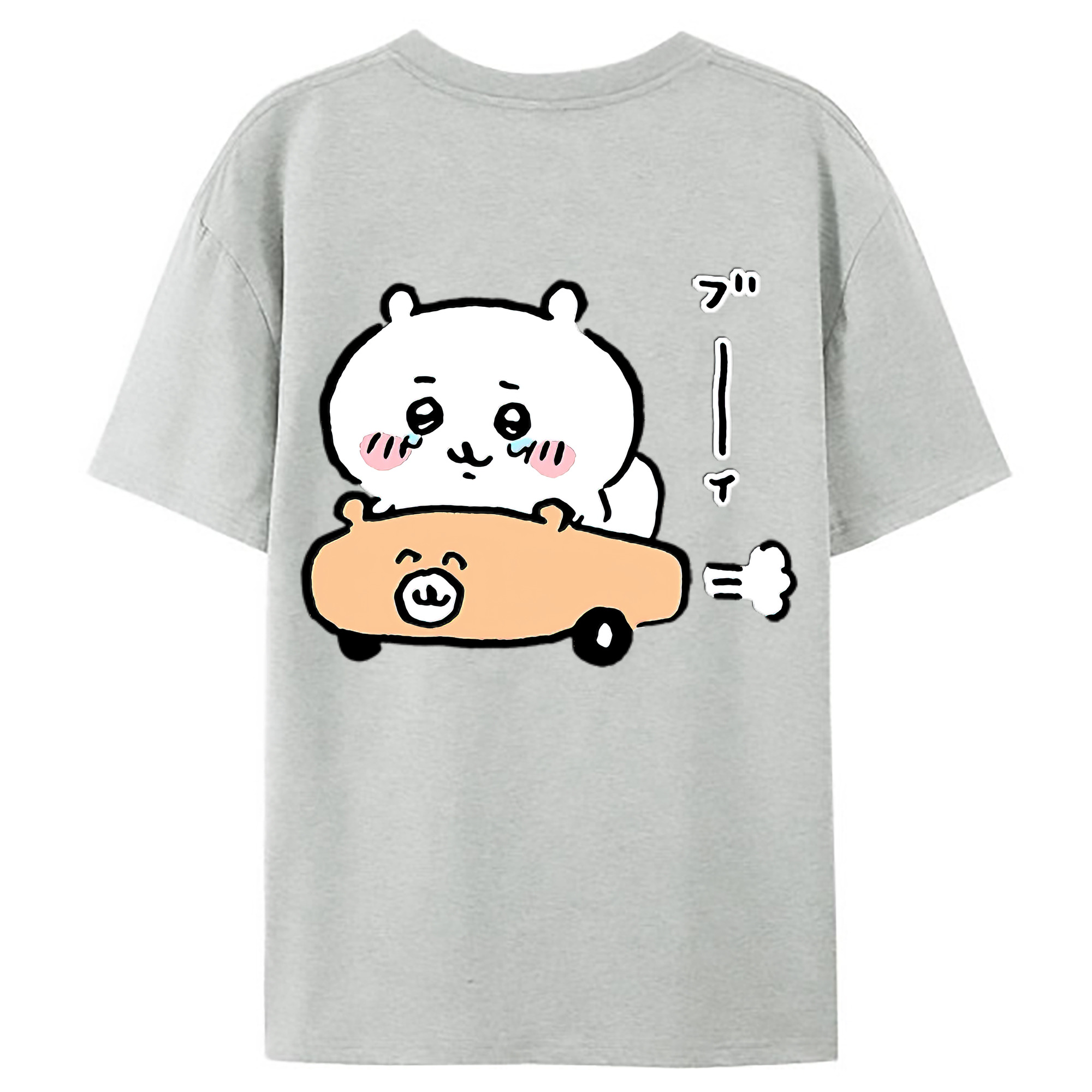 （画像用） ちいかわ ちいかわ Chii-kawa chiikawa レディース半袖Tシャツ(バックプリント)