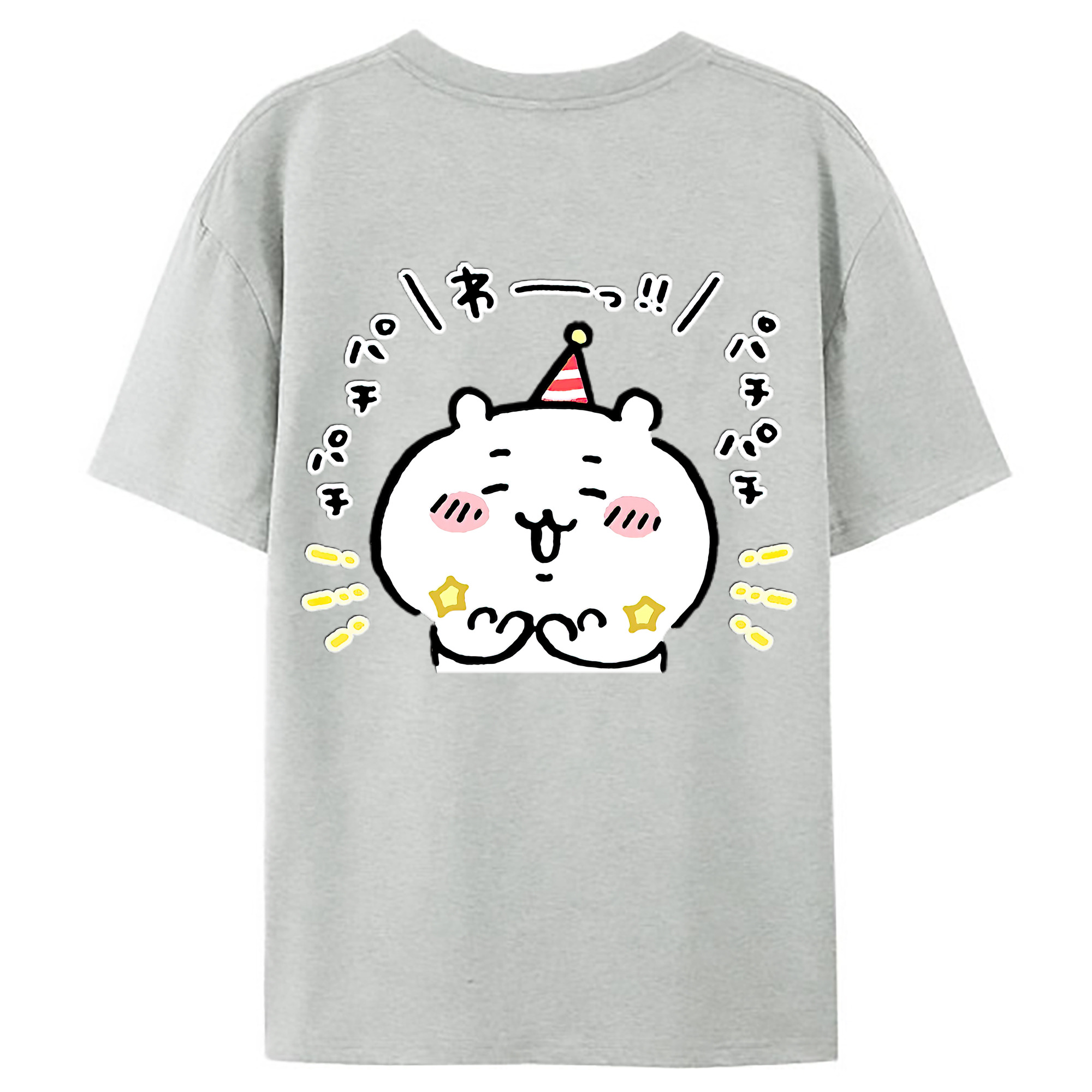 （画像用） ちいかわ ちいかわ Chii-kawa chiikawa レディース半袖Tシャツ(バックプリント)