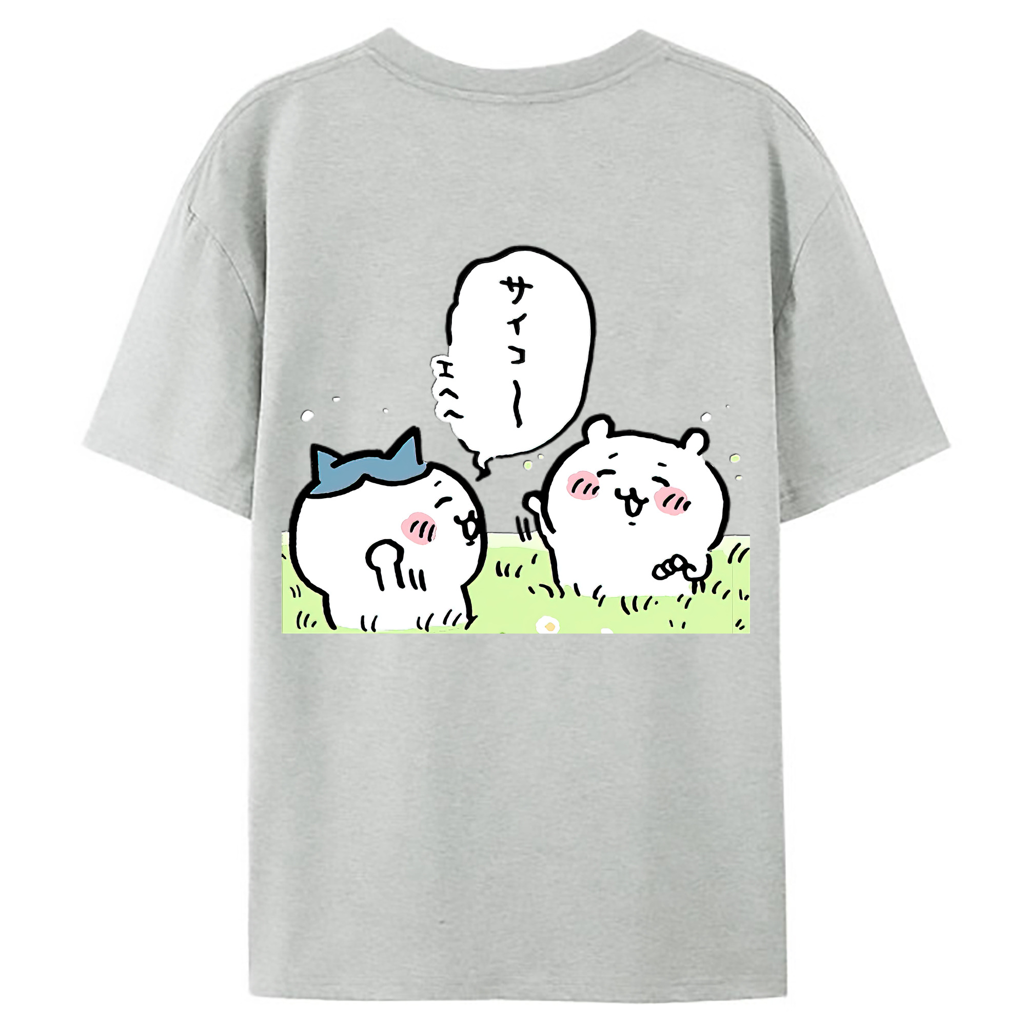 （画像用） ちいかわ ちいかわ Chii-kawa chiikawa レディース半袖Tシャツ(バックプリント)