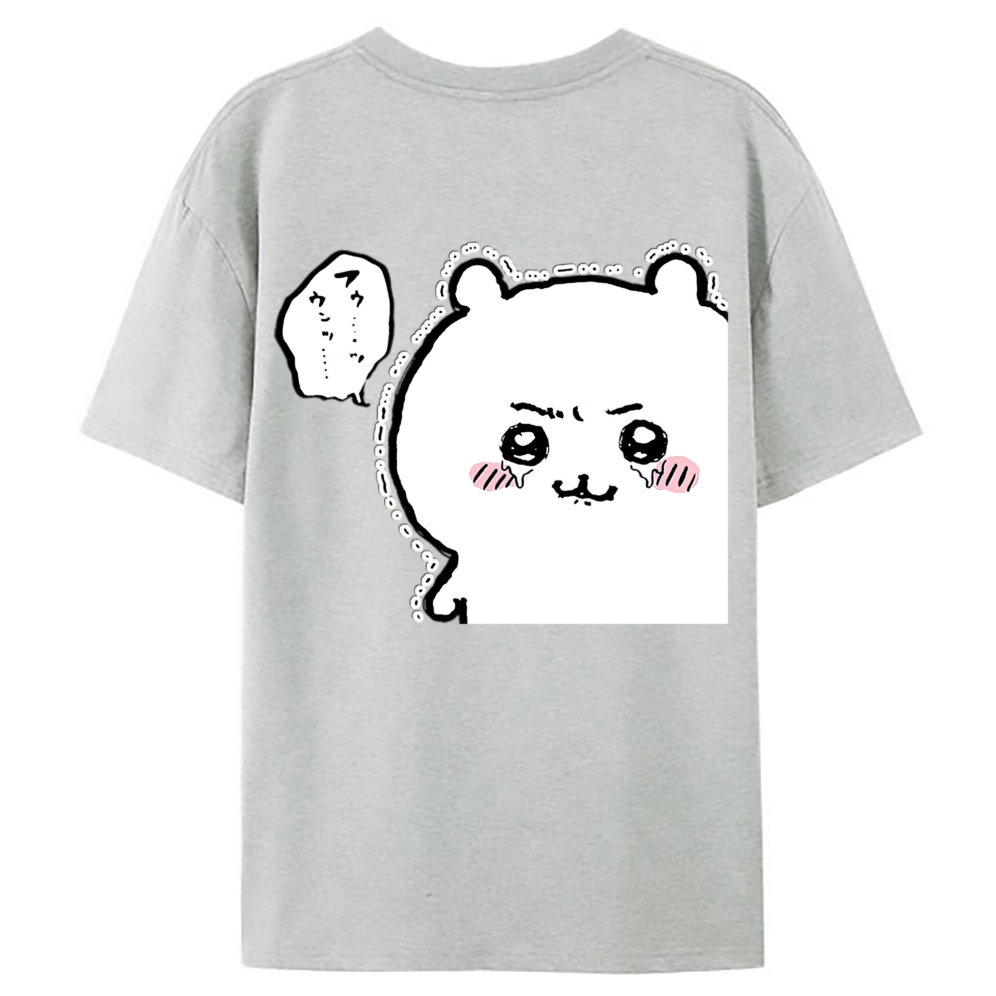 （画像用） ちいかわ ちいかわ Chii-kawa chiikawa レディース半袖Tシャツ(バックプリント)