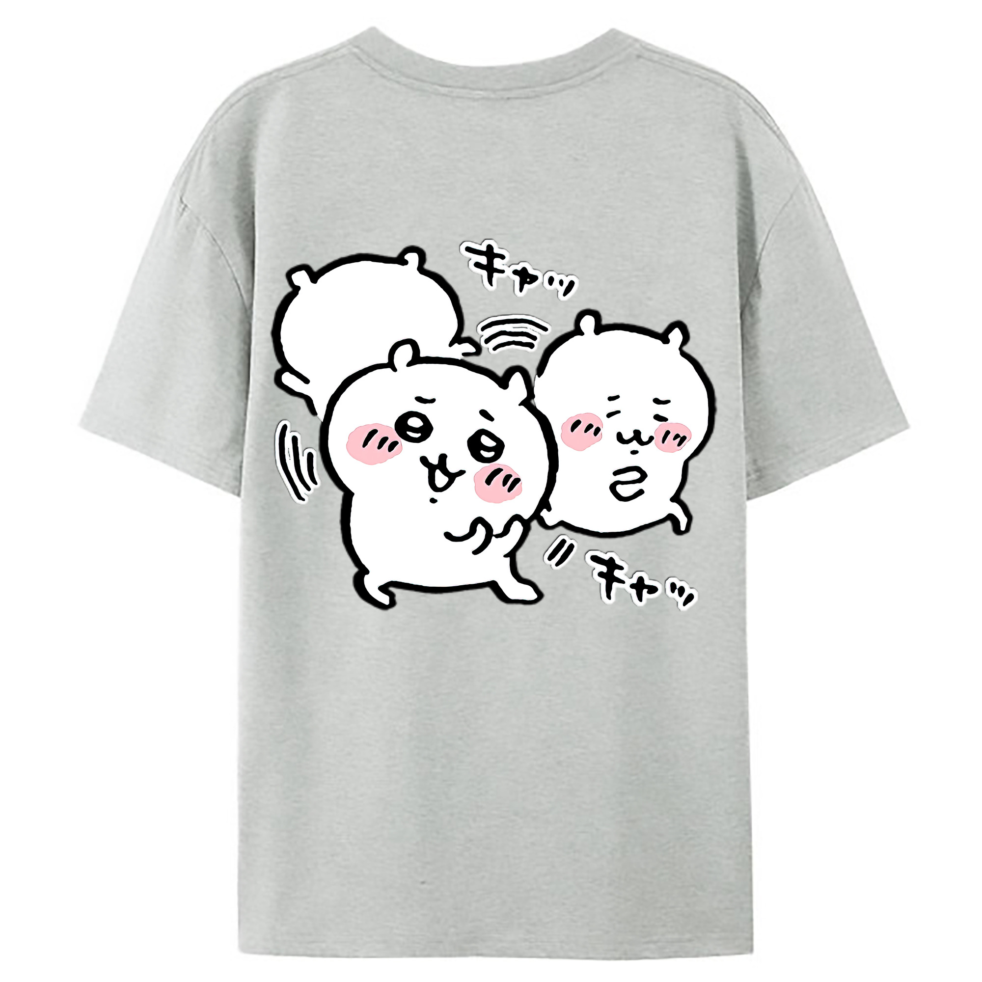 （画像用） ちいかわ ちいかわ Chii-kawa chiikawa レディース半袖Tシャツ(バックプリント)