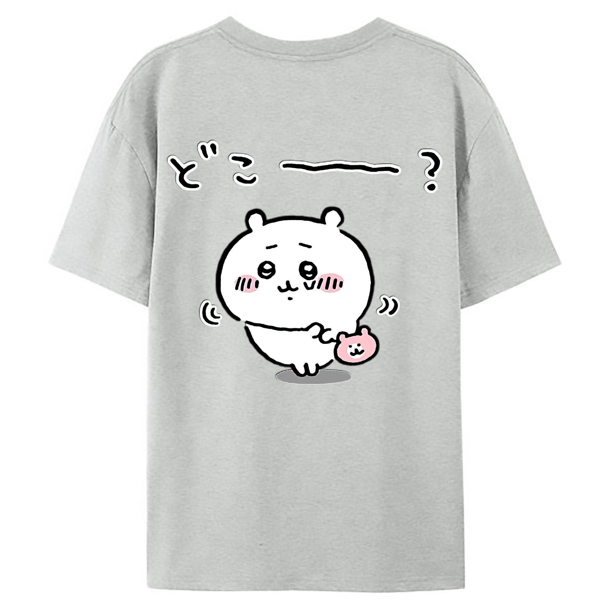 （画像用） ちいかわ ちいかわ Chii-kawa chiikawa レディース半袖Tシャツ(バックプリント)
