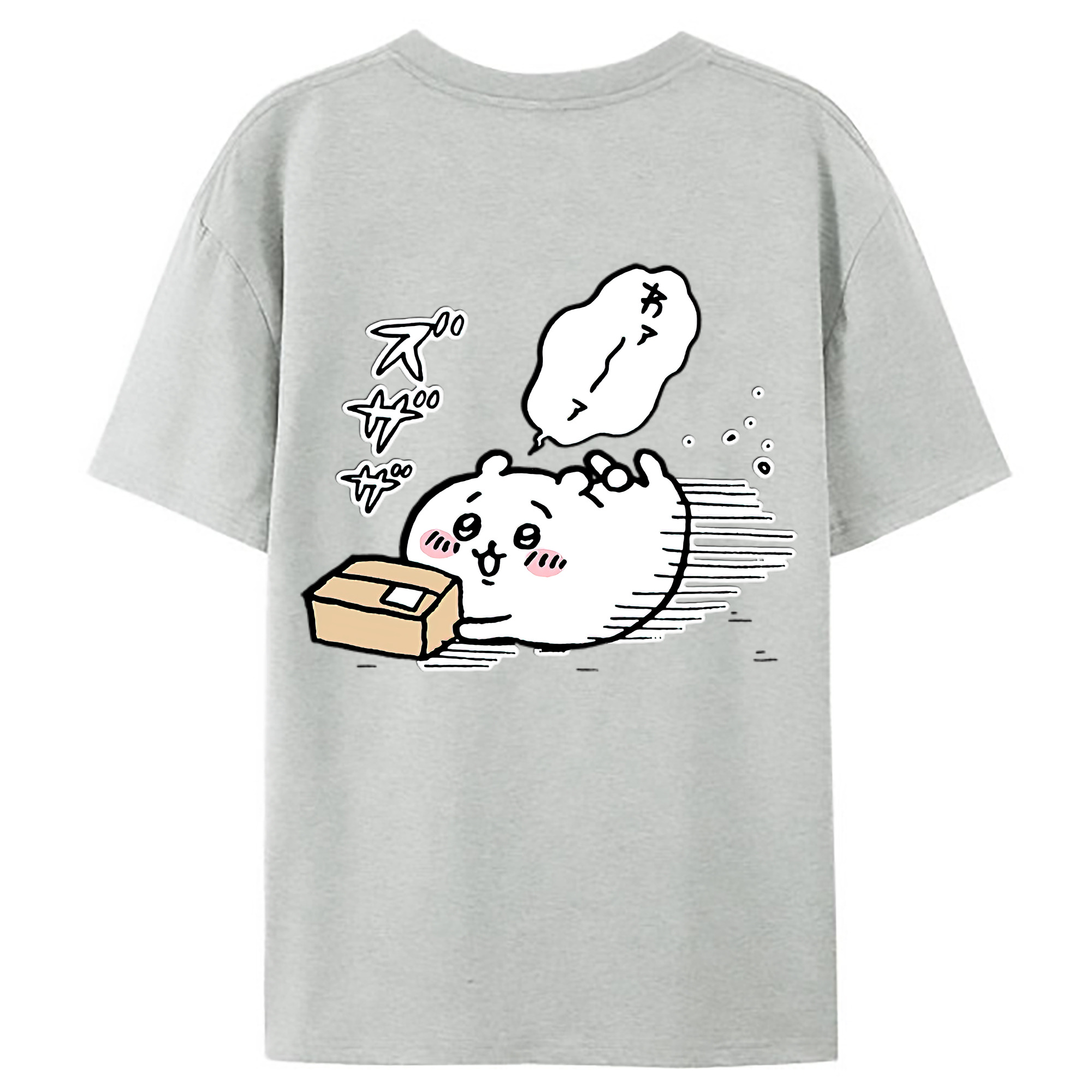 （画像用） ちいかわ ちいかわ Chii-kawa chiikawa レディース半袖Tシャツ(バックプリント)