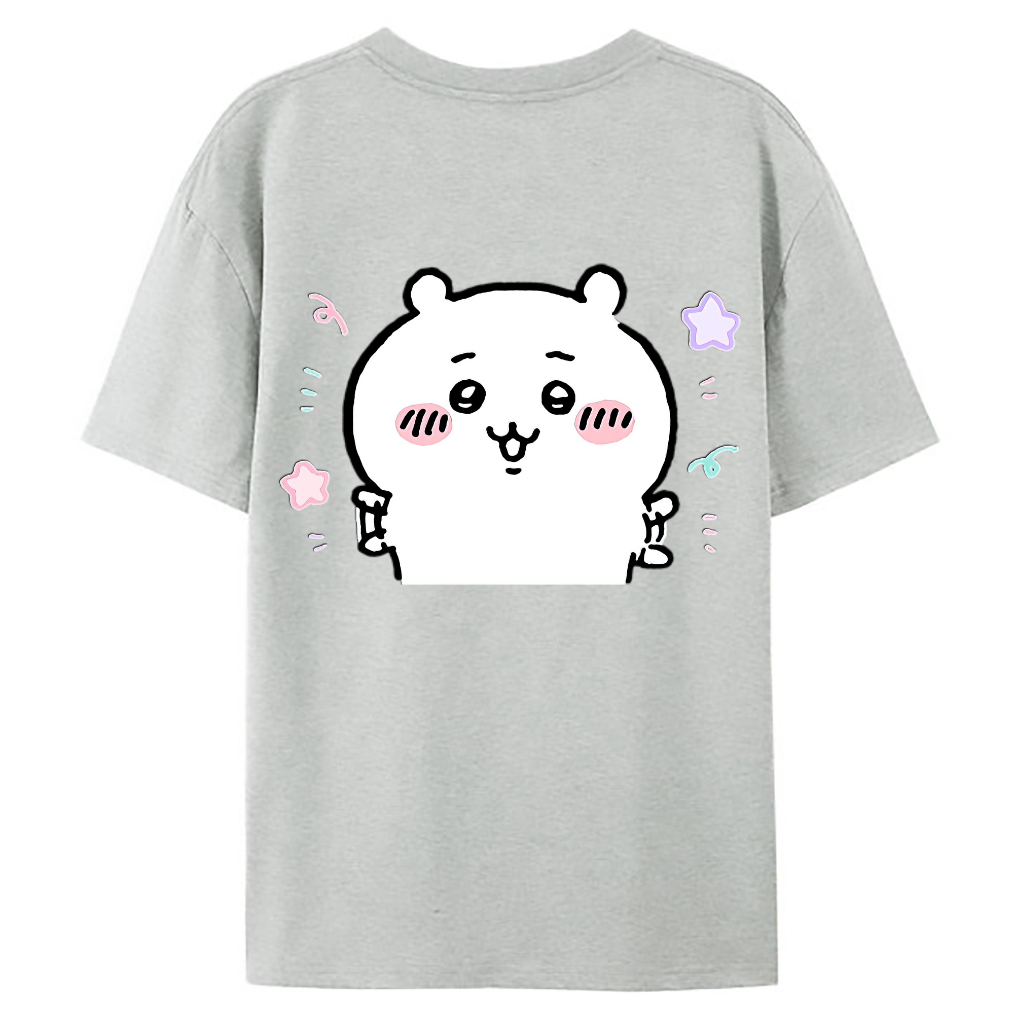（画像用） ちいかわ ちいかわ Chii-kawa chiikawa レディース半袖Tシャツ(バックプリント)
