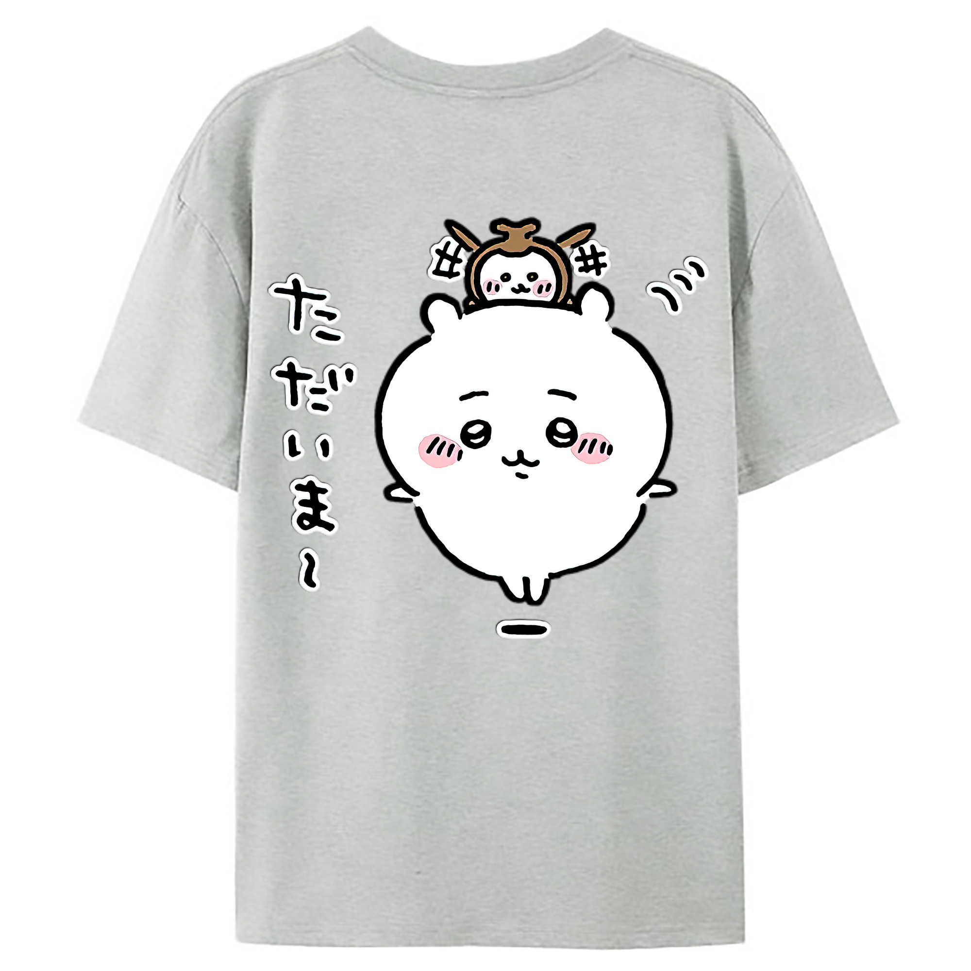 （画像用） ちいかわ ちいかわ Chii-kawa chiikawa レディース半袖Tシャツ(バックプリント)