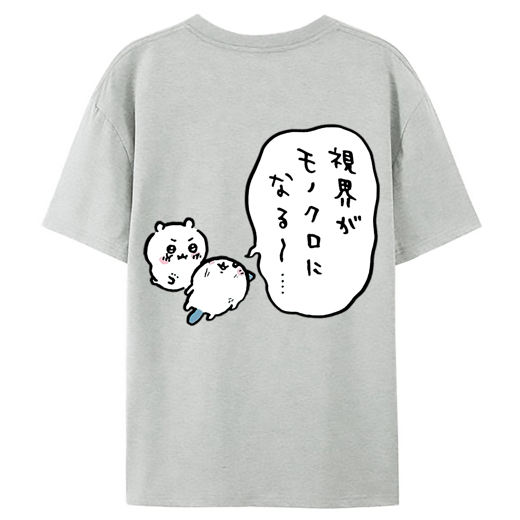 （画像用） ちいかわ ちいかわ Chii-kawa chiikawa レディース半袖Tシャツ(バックプリント)
