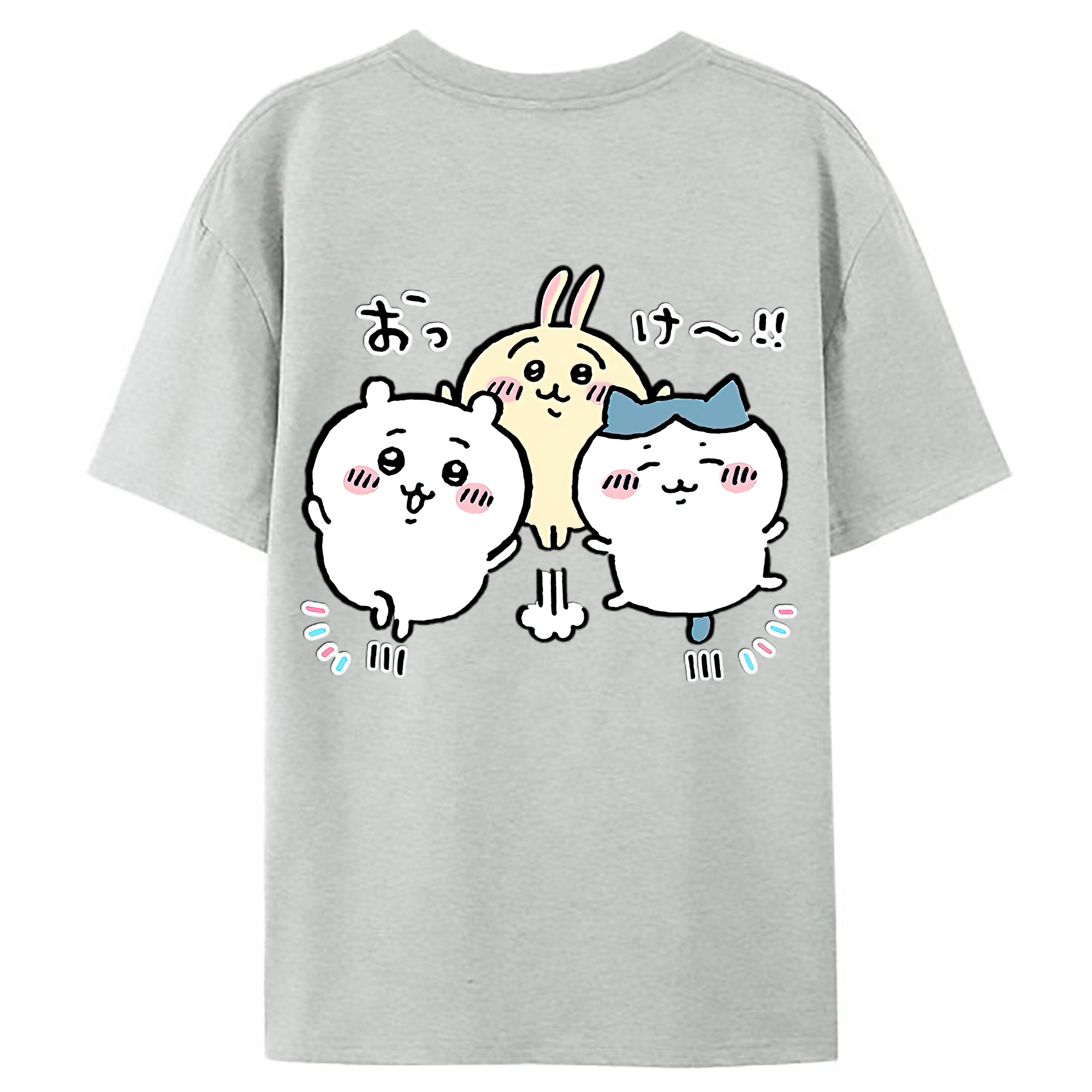 （画像用） ちいかわ ちいかわ Chii-kawa chiikawa レディース半袖Tシャツ(バックプリント)