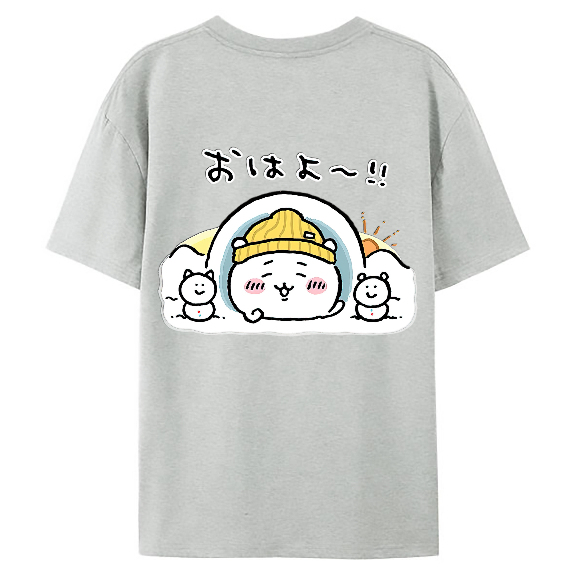 （画像用） ちいかわ ちいかわ Chii-kawa chiikawa レディース半袖Tシャツ(バックプリント)