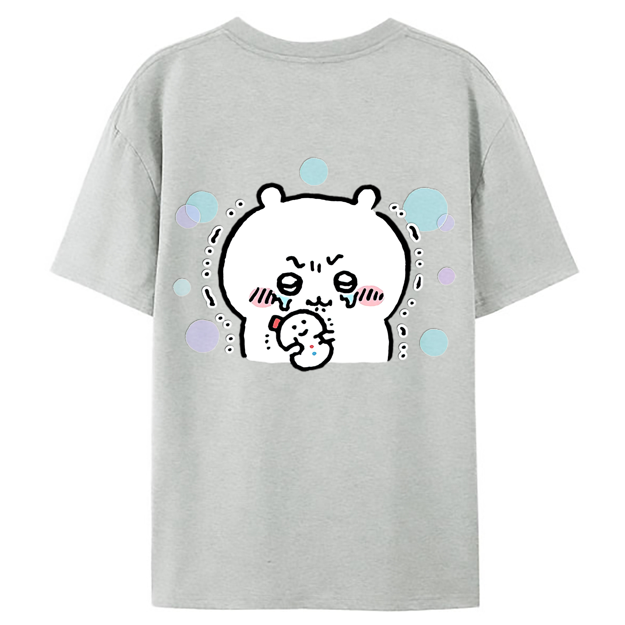 （画像用） ちいかわ ちいかわ Chii-kawa chiikawa レディース半袖Tシャツ(バックプリント)