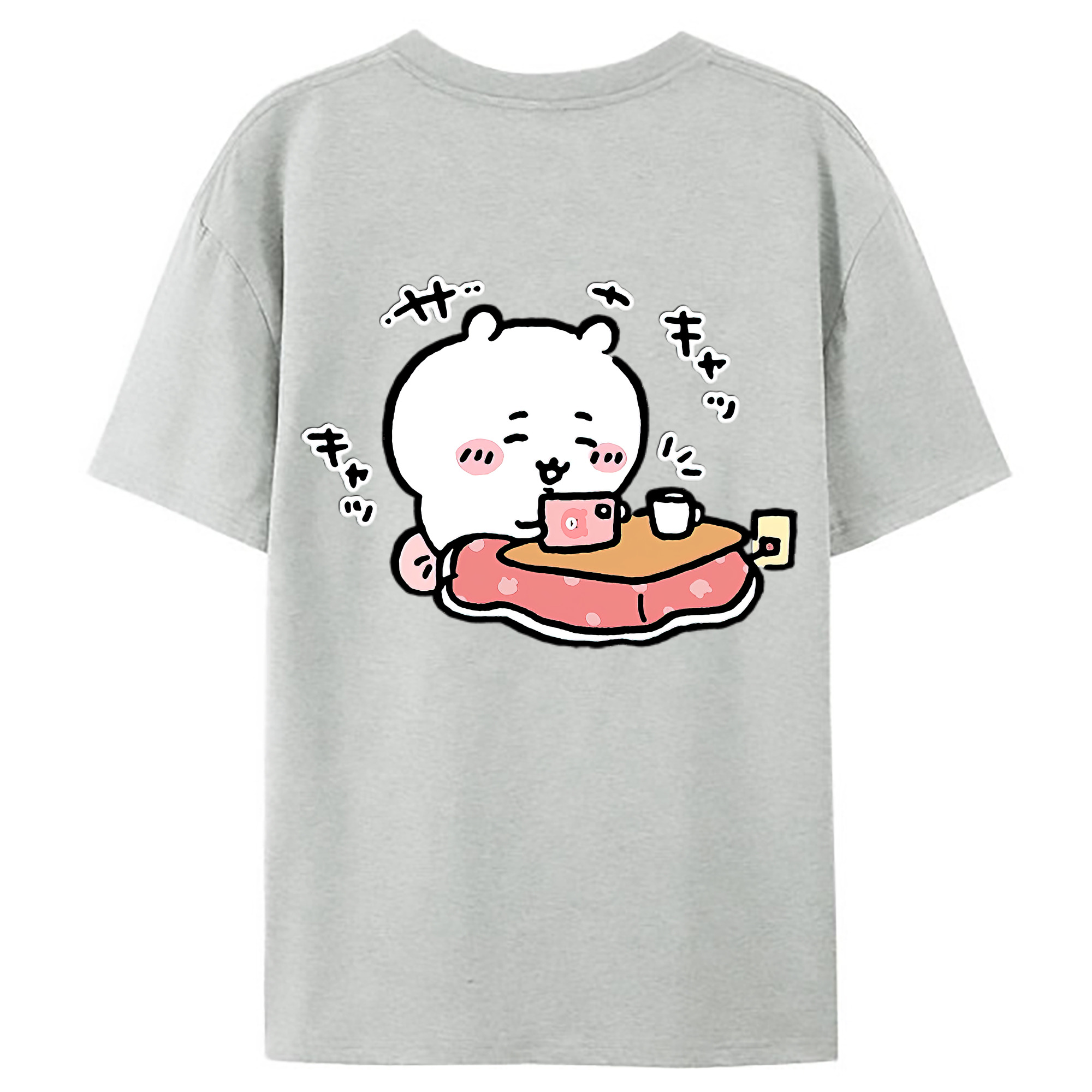 （画像用） ちいかわ ちいかわ Chii-kawa chiikawa レディース半袖Tシャツ(バックプリント)