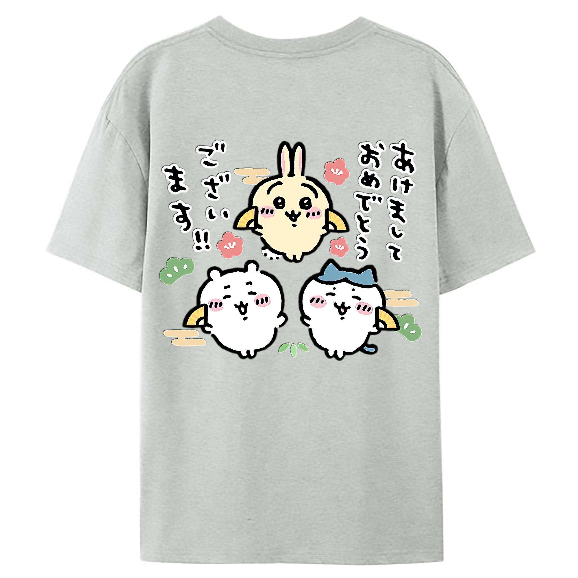 （画像用） ちいかわ ちいかわ Chii-kawa chiikawa レディース半袖Tシャツ(バックプリント)
