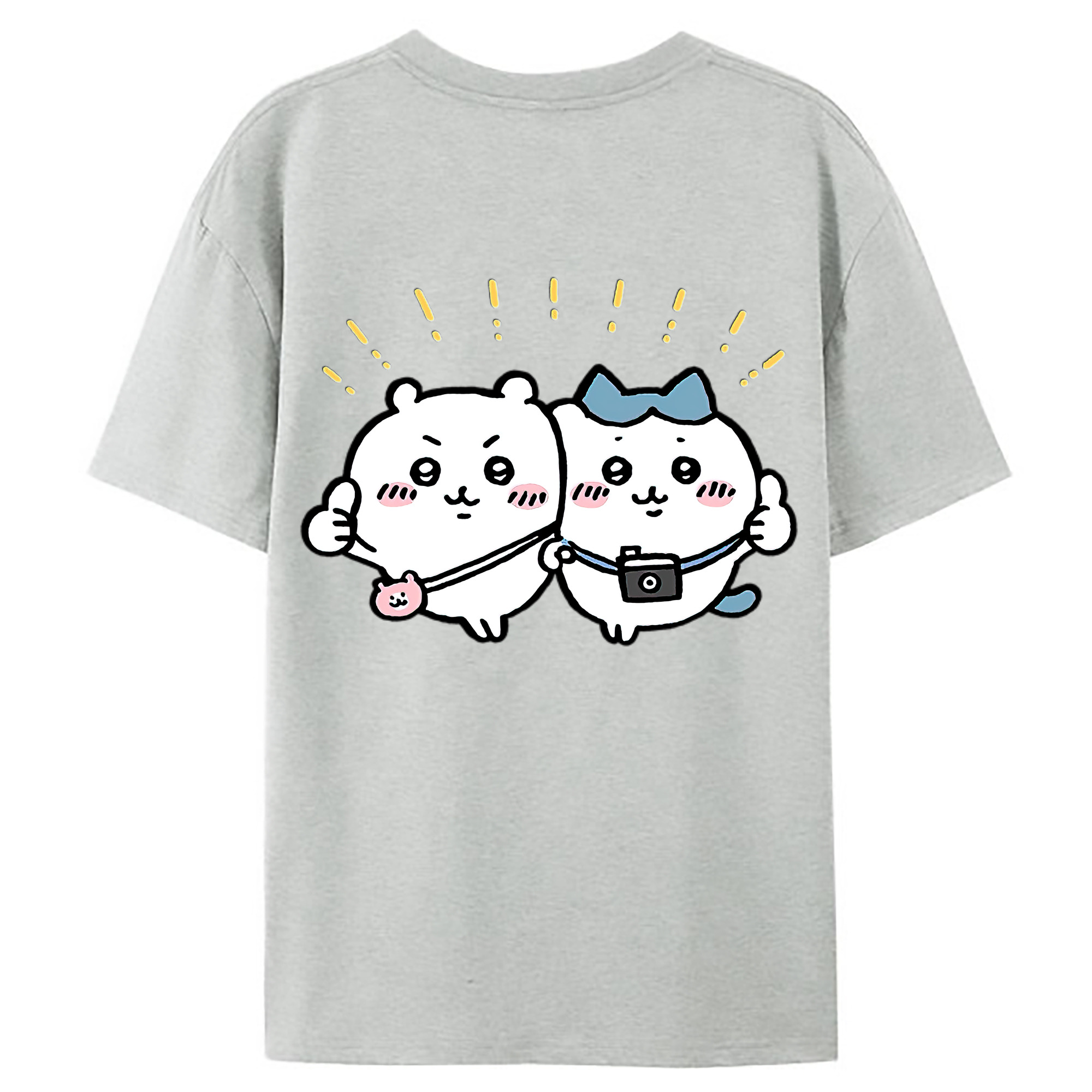 （画像用） ちいかわ ちいかわ Chii-kawa chiikawa レディース半袖Tシャツ(バックプリント)