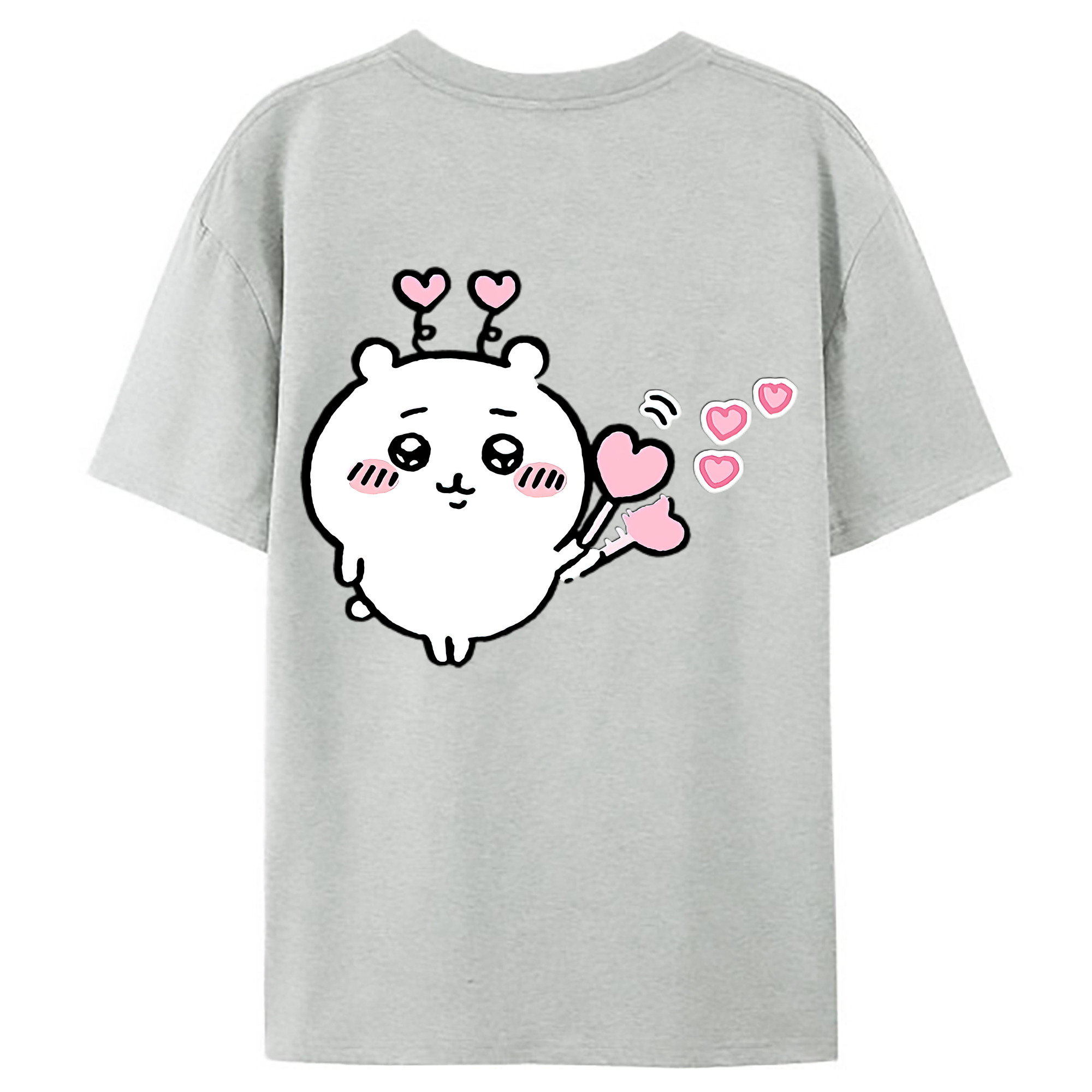 （画像用） ちいかわ ちいかわ Chii-kawa chiikawa レディース半袖Tシャツ(バックプリント)