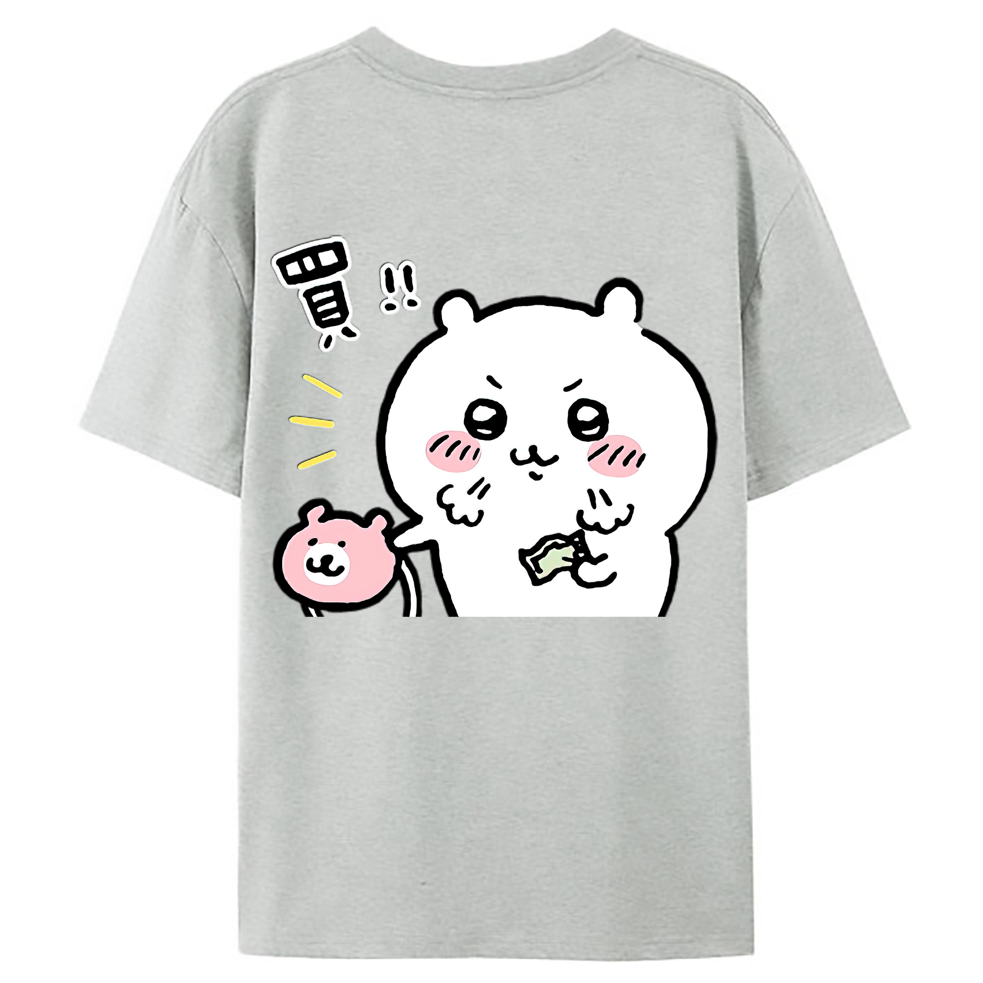 （画像用） ちいかわ ちいかわ Chii-kawa chiikawa レディース半袖Tシャツ(バックプリント)