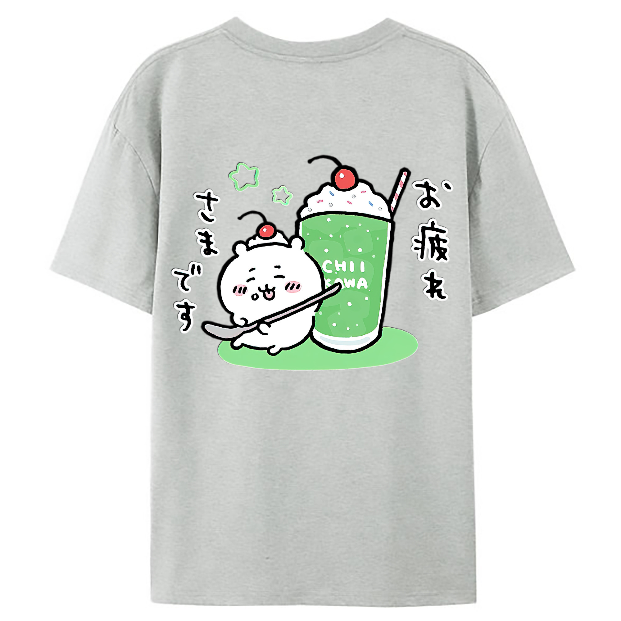 （画像用） ちいかわ ちいかわ Chii-kawa chiikawa レディース半袖Tシャツ(バックプリント)