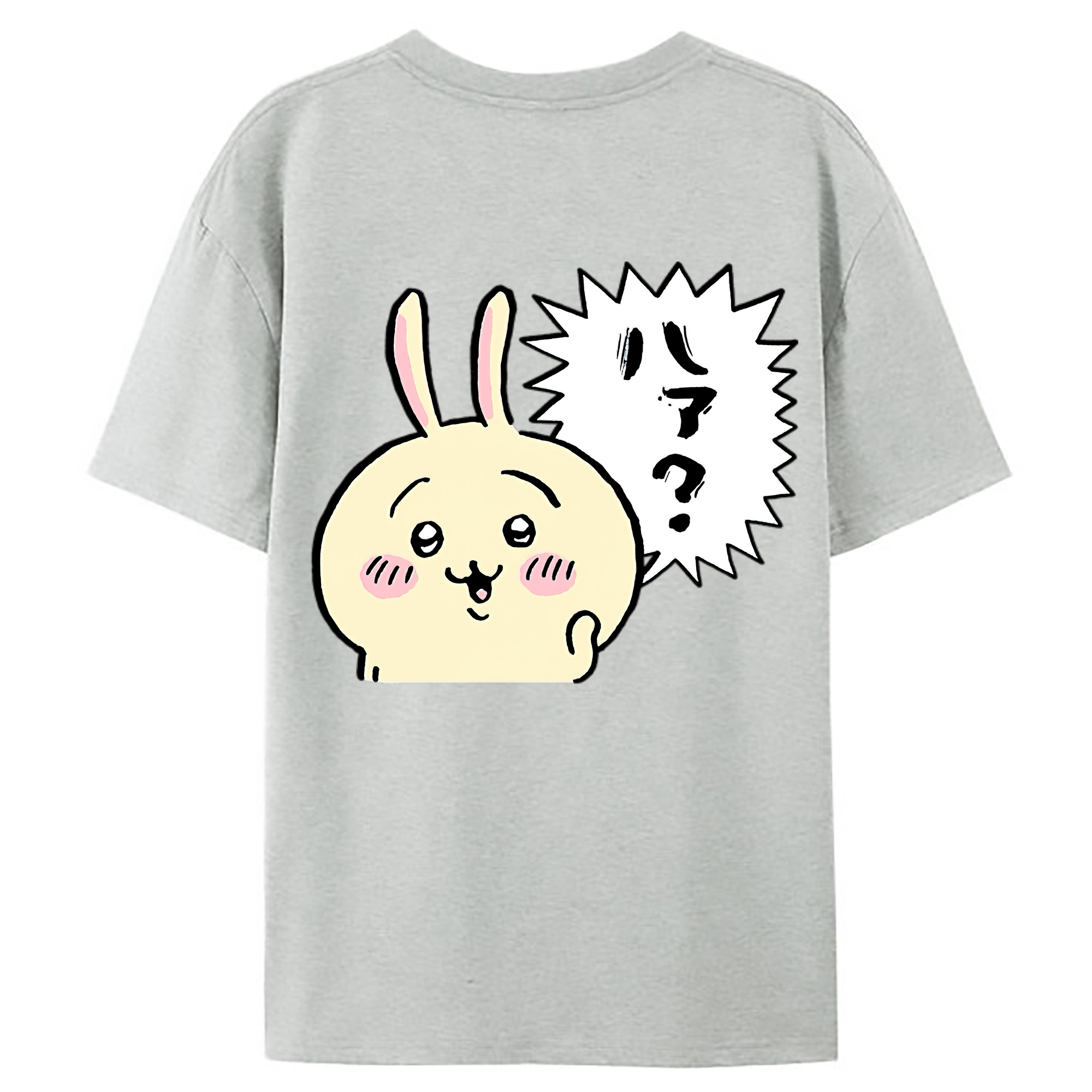 （画像用） ちいかわ うさぎ Chii-kawa usagi レディース半袖Tシャツ(バックプリント)
