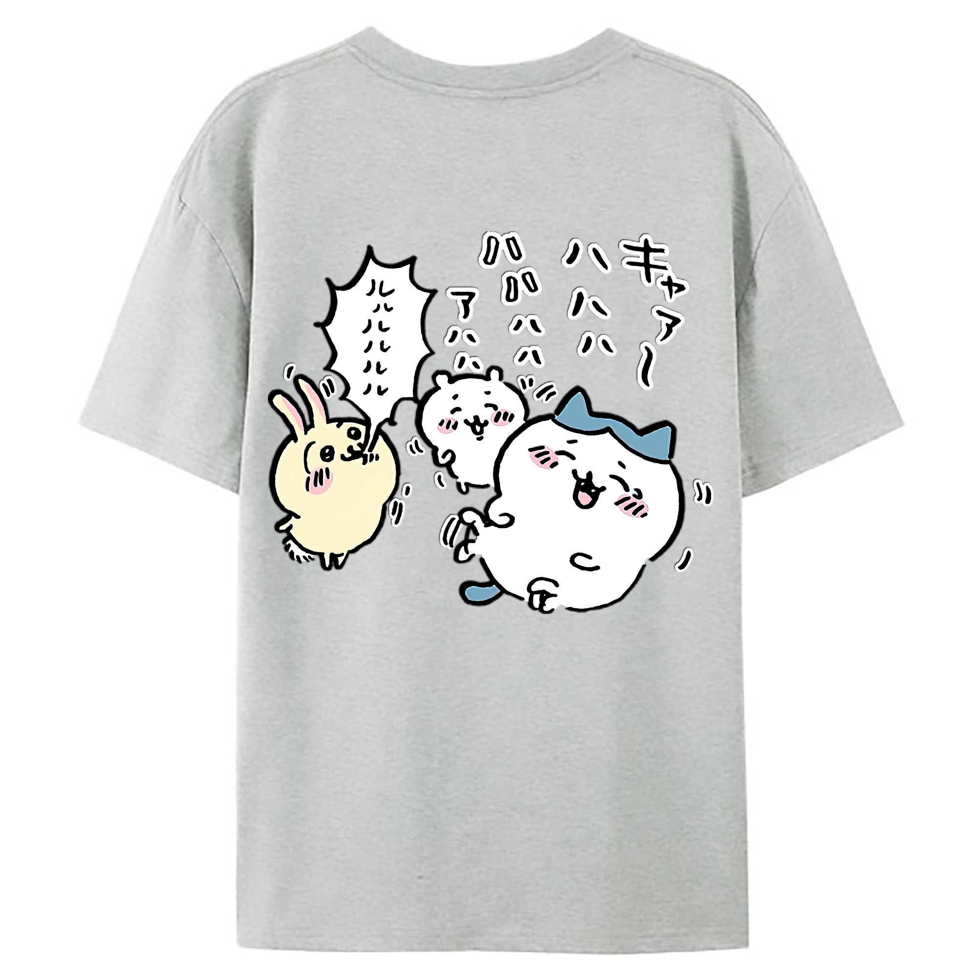 （画像用） ちいかわ うさぎ Chii-kawa usagi レディース半袖Tシャツ(バックプリント)