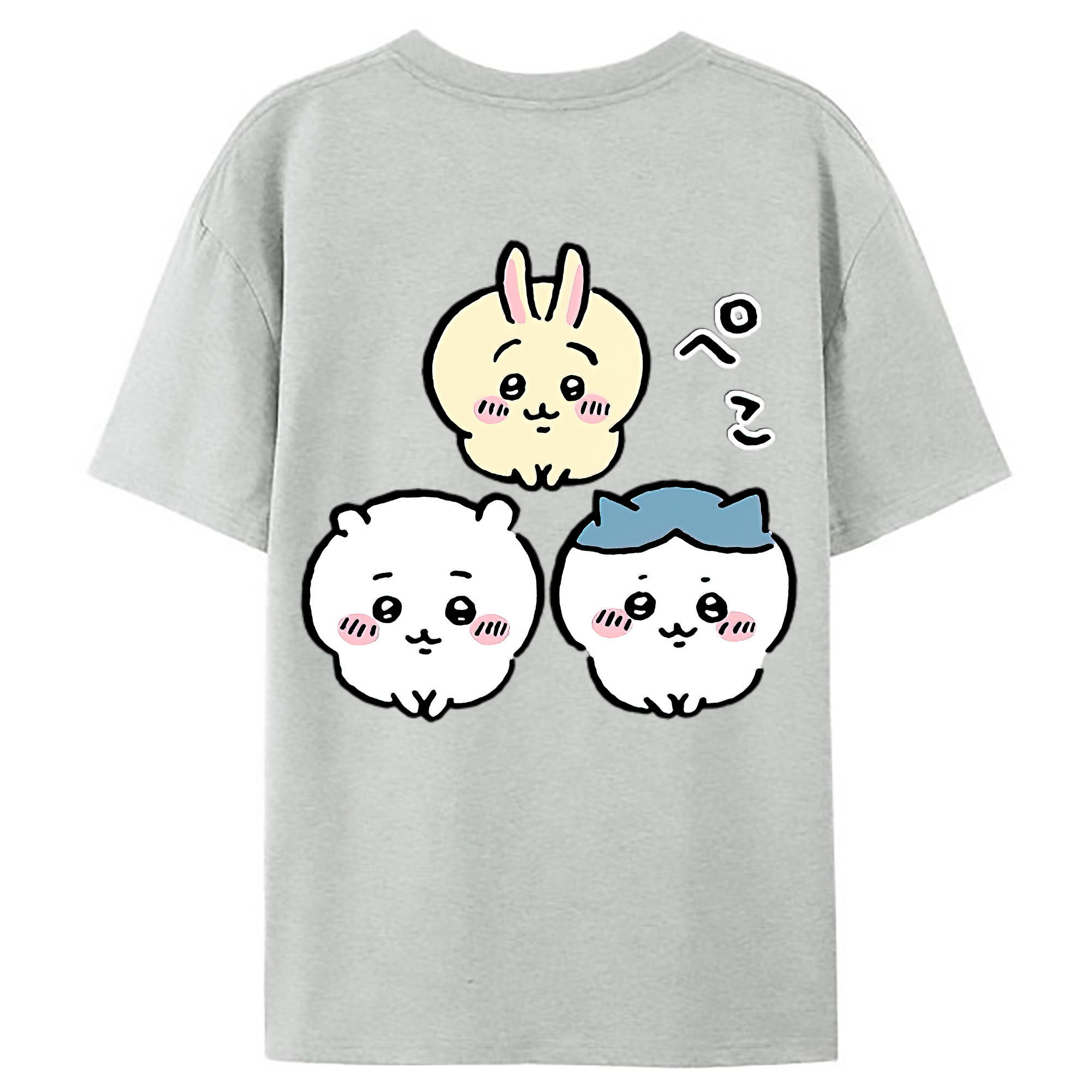 （画像用） ちいかわ うさぎ Chii-kawa usagi レディース半袖Tシャツ(バックプリント)