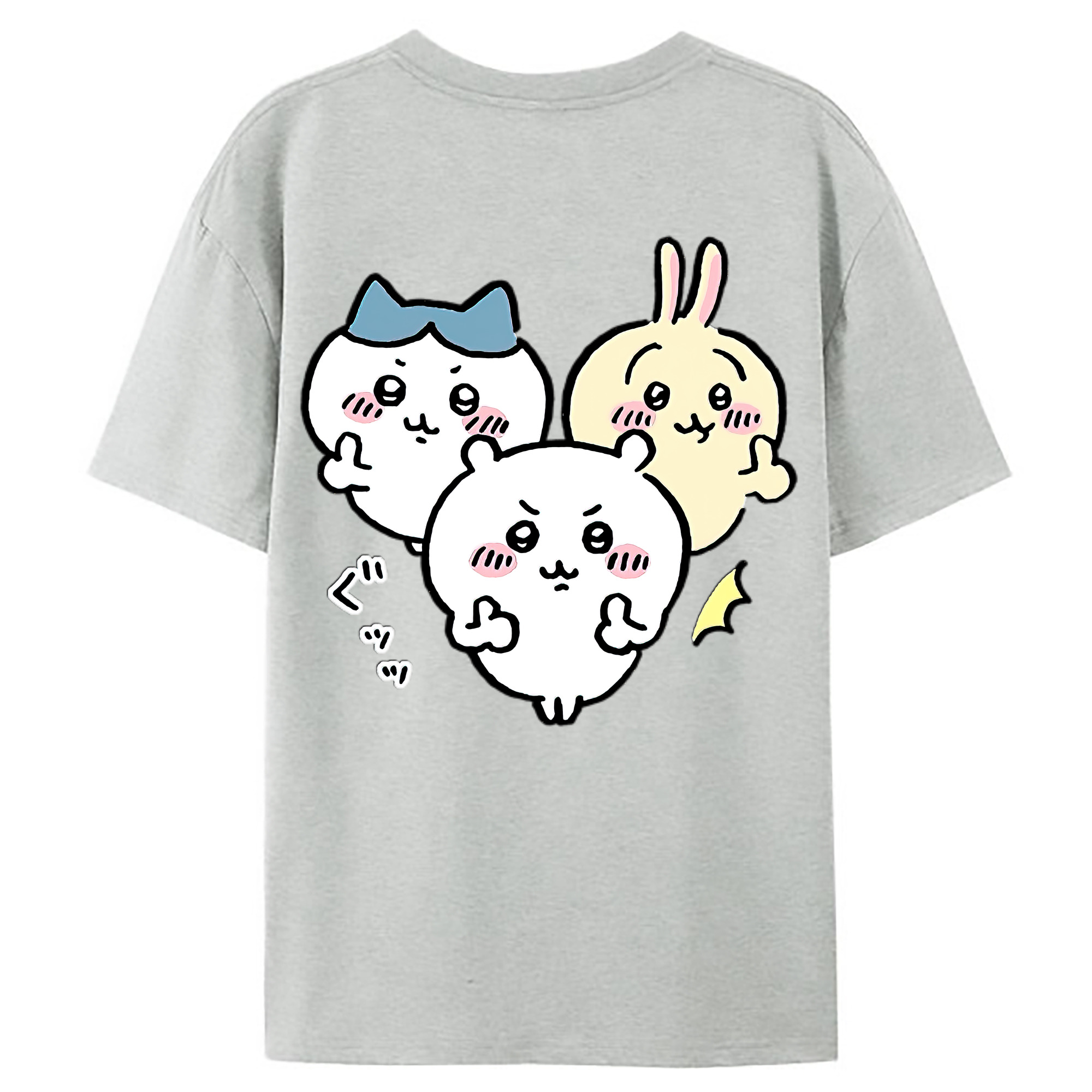 （画像用） ちいかわ うさぎ Chii-kawa usagi レディース半袖Tシャツ(バックプリント)