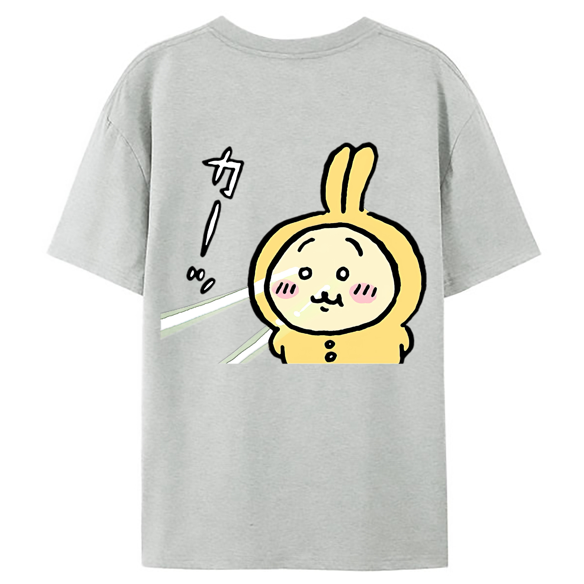 （画像用） ちいかわ うさぎ Chii-kawa usagi レディース半袖Tシャツ(バックプリント)