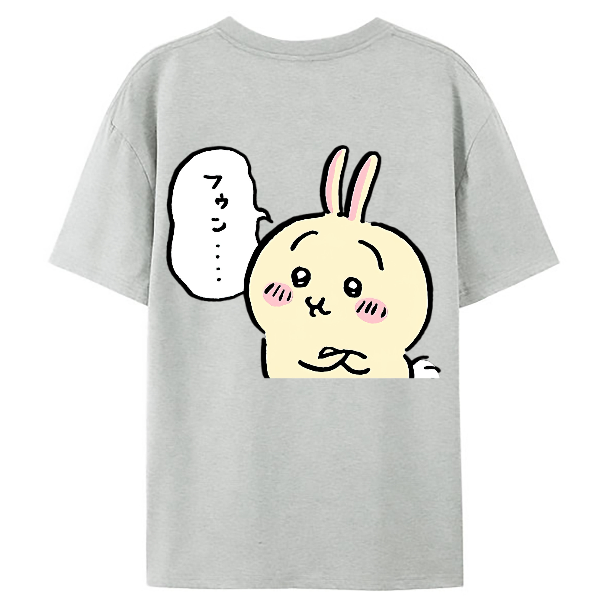 （画像用） ちいかわ うさぎ Chii-kawa usagi レディース半袖Tシャツ(バックプリント)