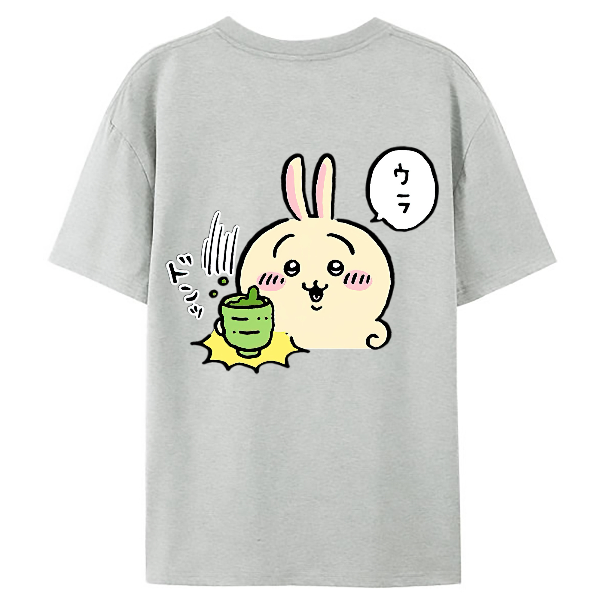 （画像用） ちいかわ うさぎ Chii-kawa usagi レディース半袖Tシャツ(バックプリント)