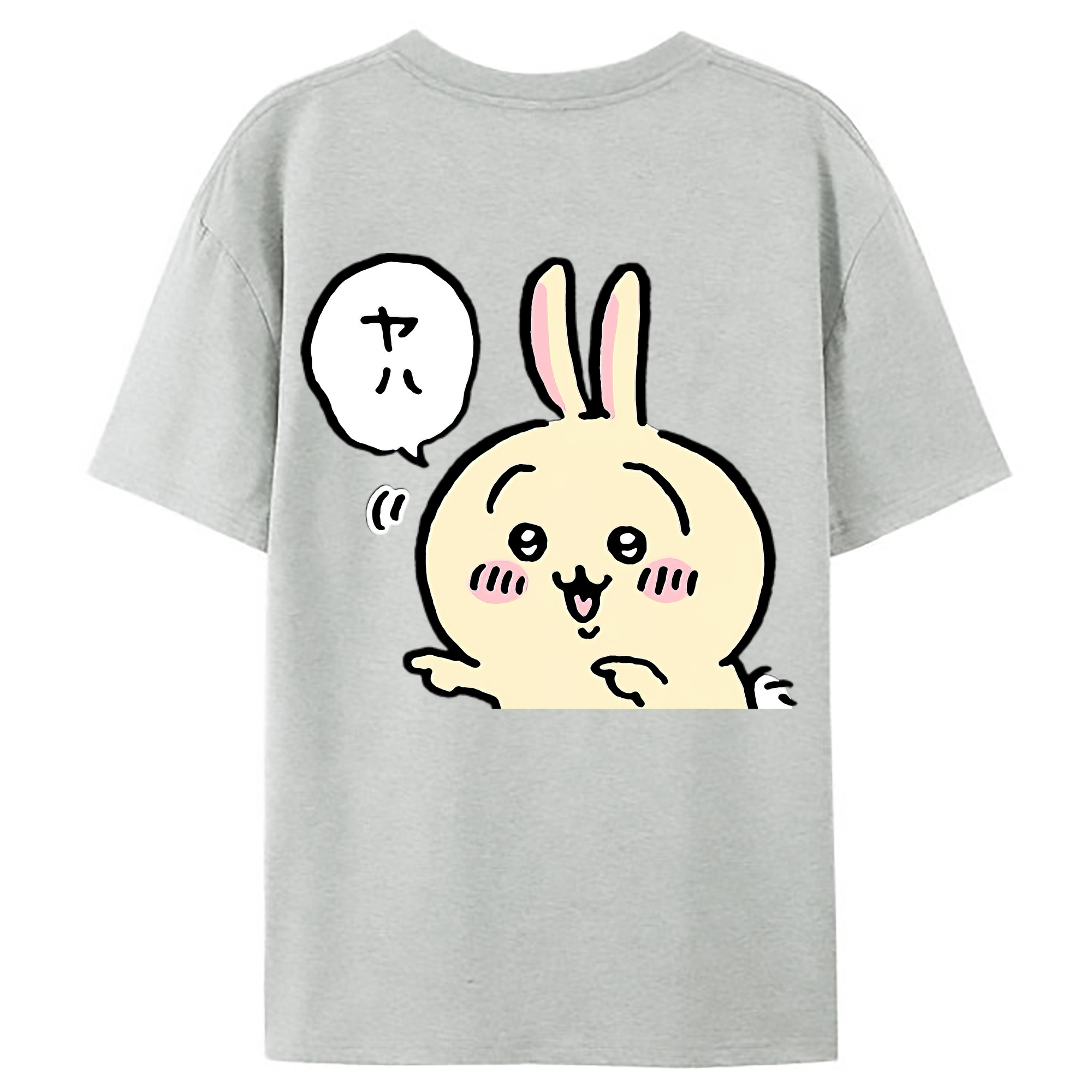 （画像用） ちいかわ うさぎ Chii-kawa usagi レディース半袖Tシャツ(バックプリント)