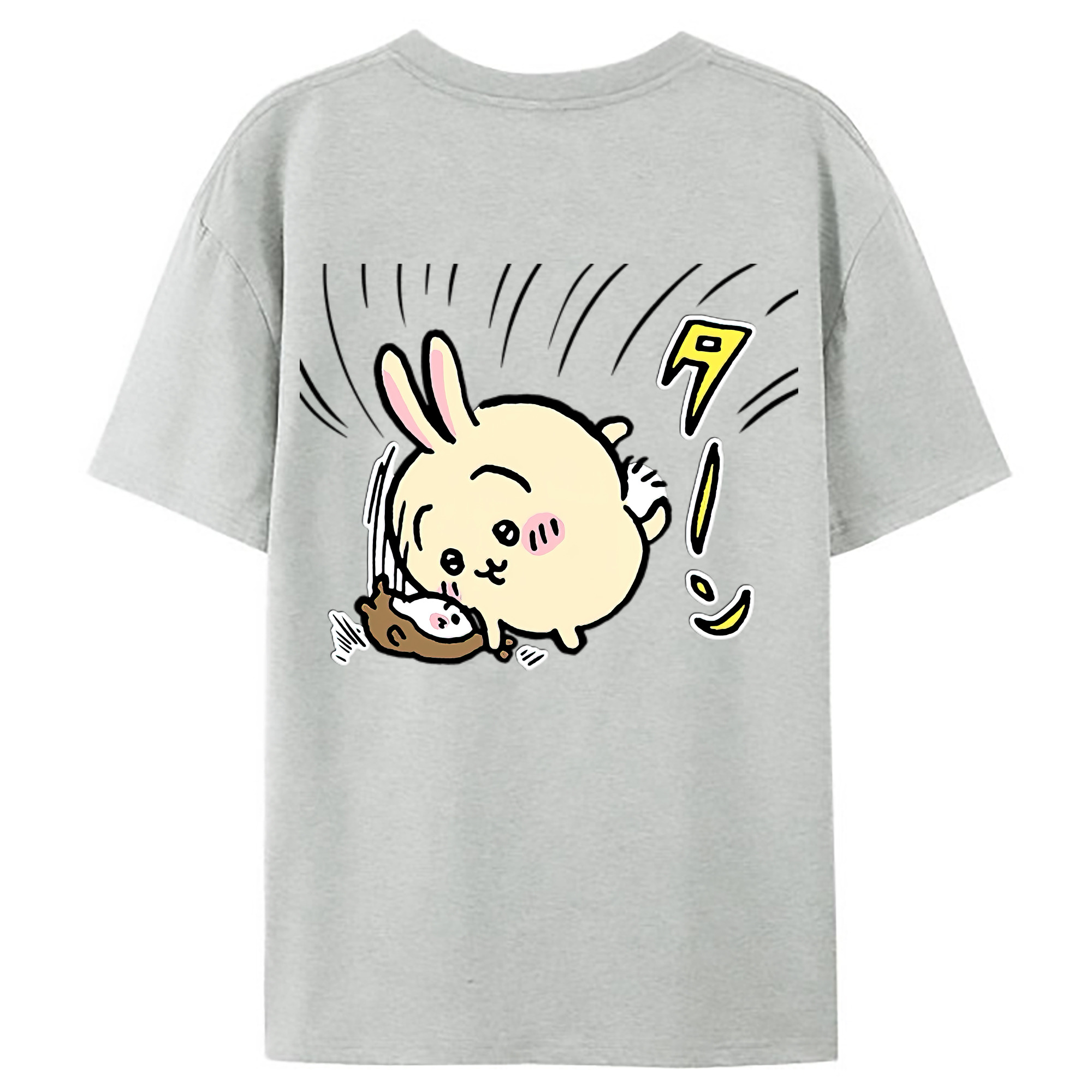 （画像用） ちいかわ うさぎ Chii-kawa usagi レディース半袖Tシャツ(バックプリント)
