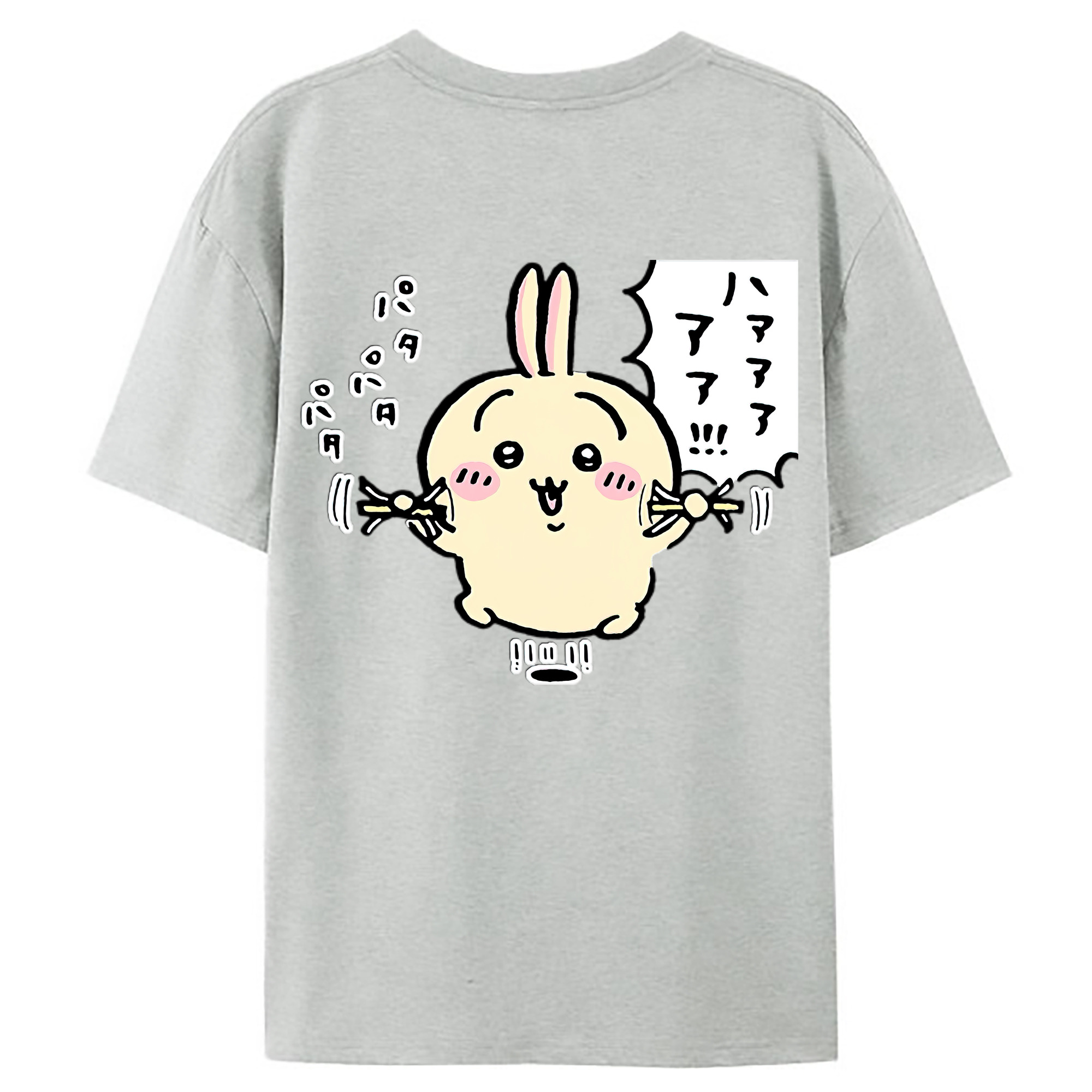 （画像用） ちいかわ うさぎ Chii-kawa usagi レディース半袖Tシャツ(バックプリント)
