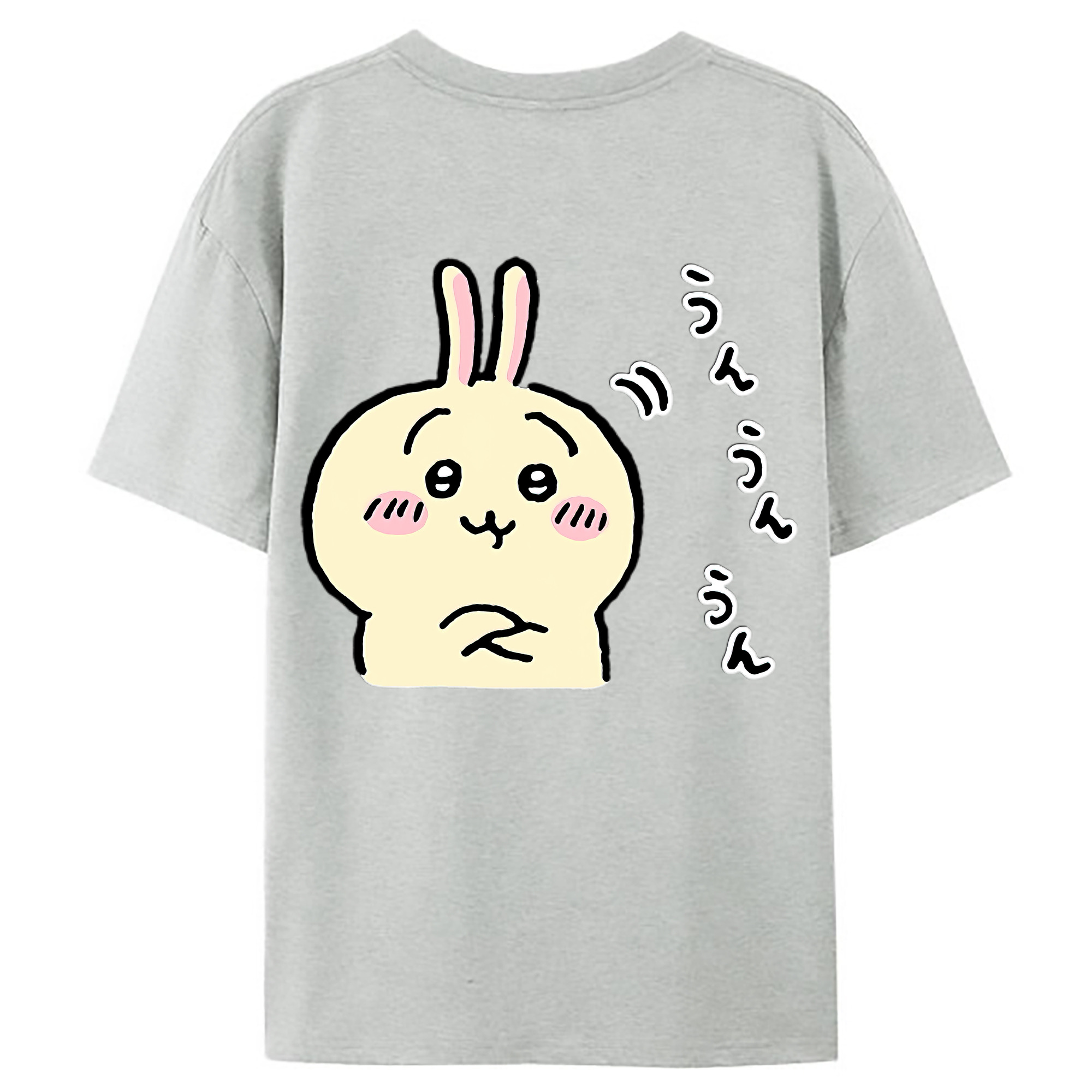 （画像用） ちいかわ うさぎ Chii-kawa usagi レディース半袖Tシャツ(バックプリント)