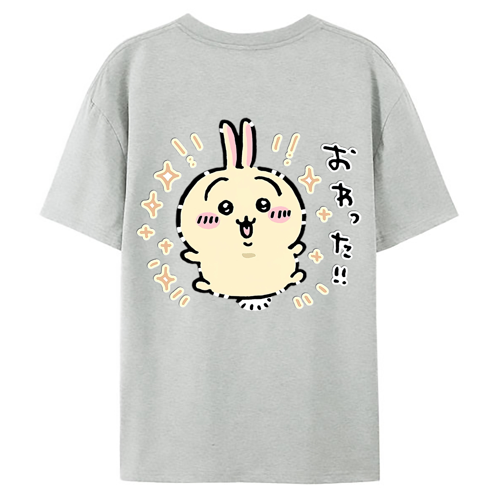 （画像用） ちいかわ うさぎ Chii-kawa usagi レディース半袖Tシャツ(バックプリント)