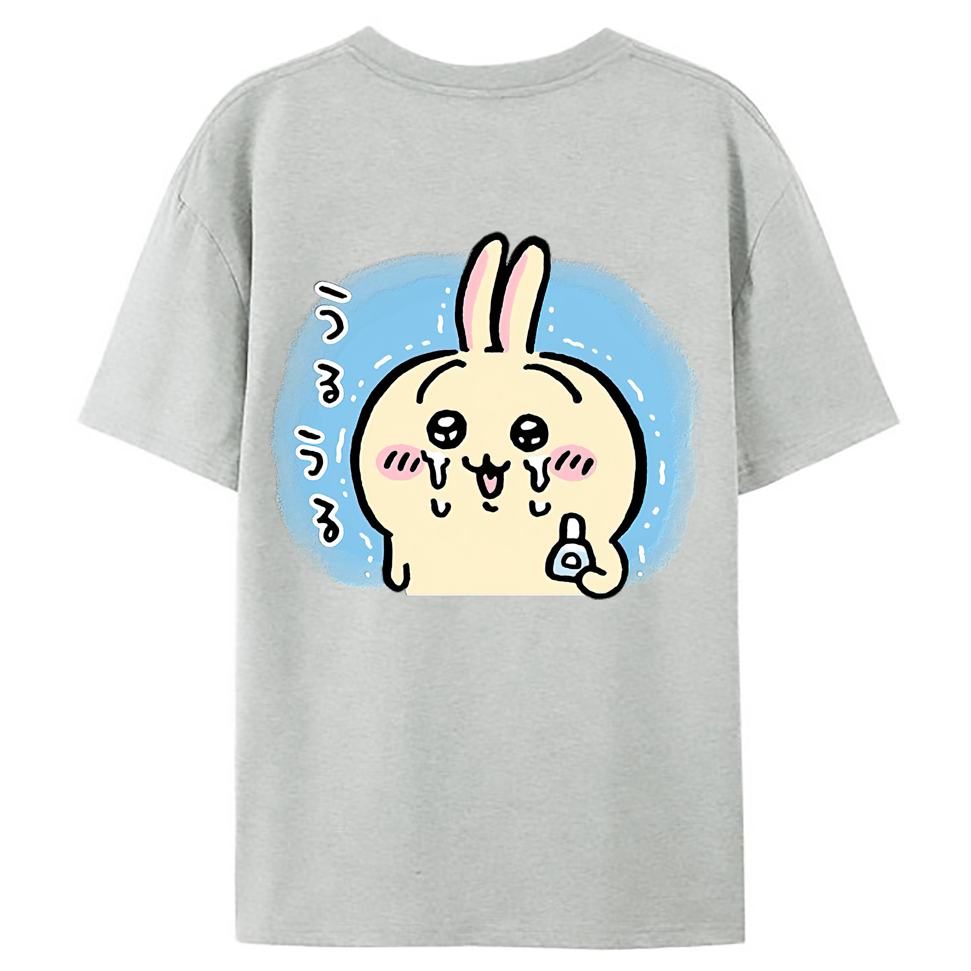 （画像用） ちいかわ うさぎ Chii-kawa usagi レディース半袖Tシャツ(バックプリント)