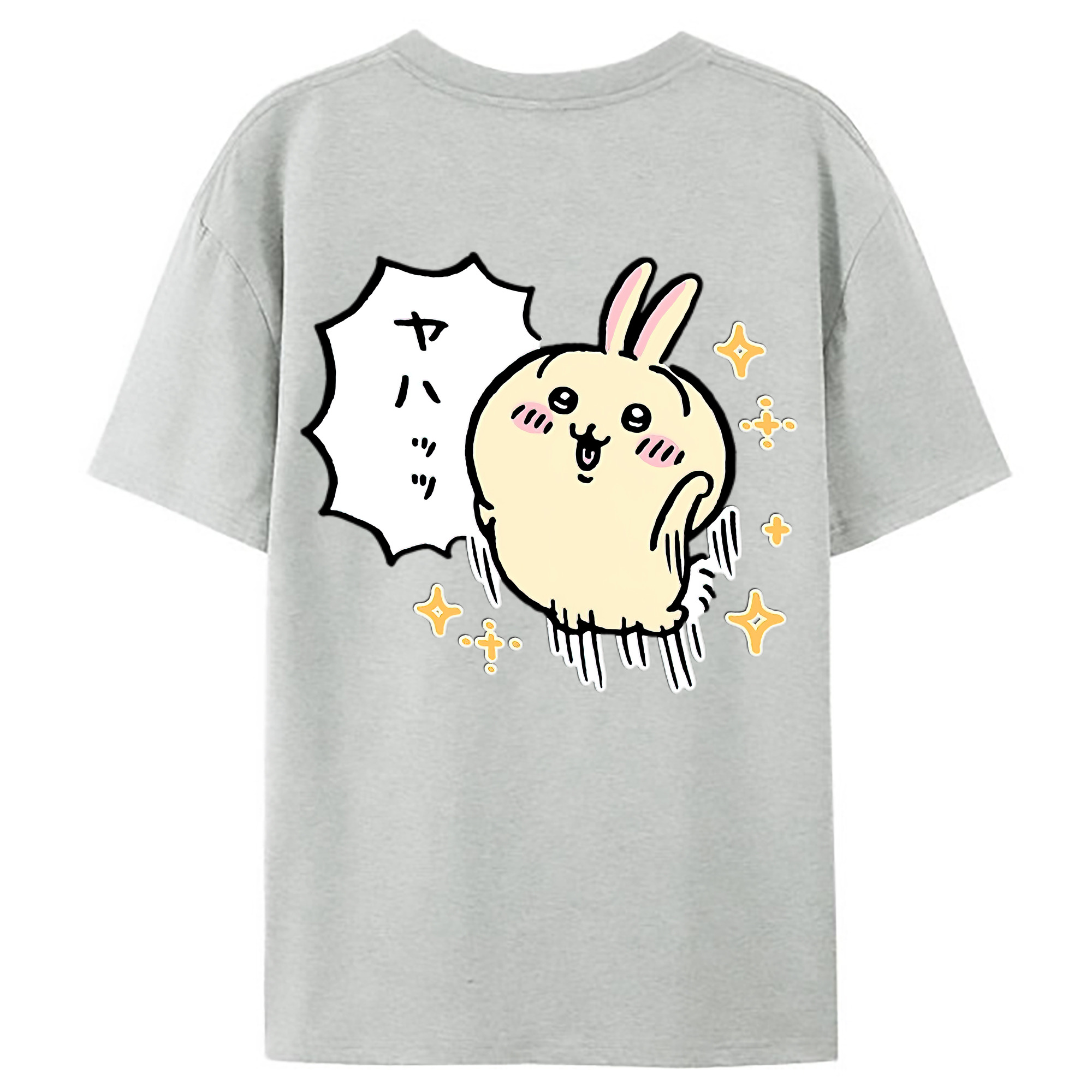 （画像用） ちいかわ うさぎ Chii-kawa usagi レディース半袖Tシャツ(バックプリント)